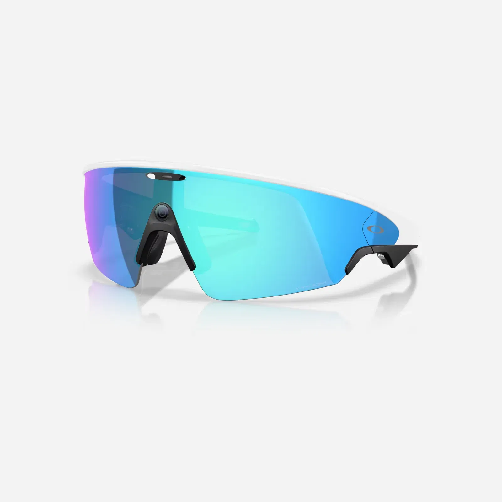 Oakley Meta Vanguard Prizm Sapphire Lenses White Frame AI Glasses