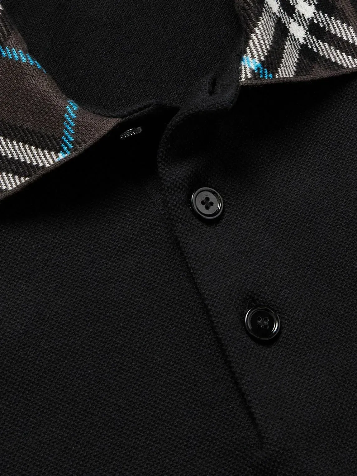 Burberry - Slim-Fit Cotton-Piqué Polo Shirt - Black