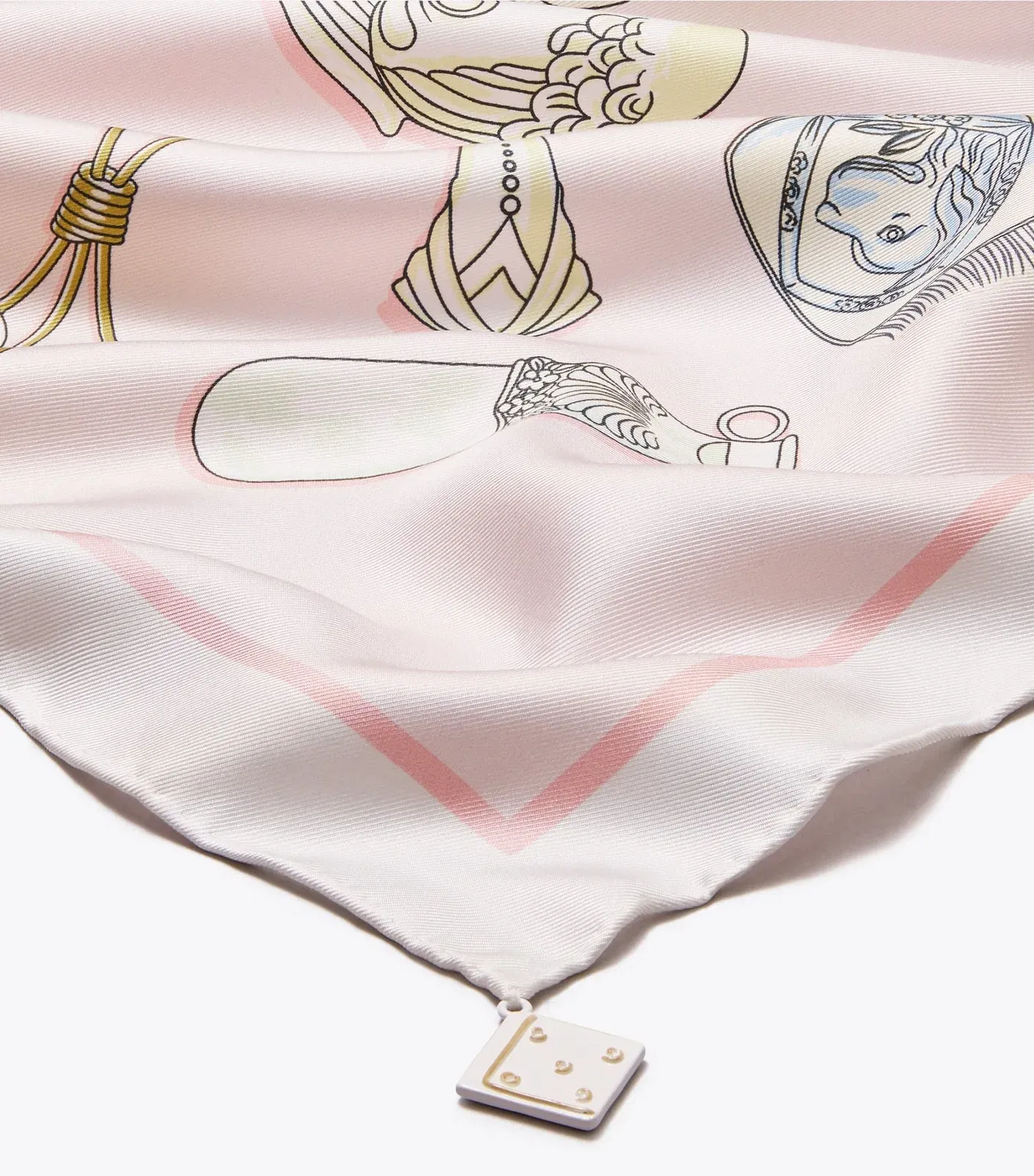 Rattles Silk Square Scarf