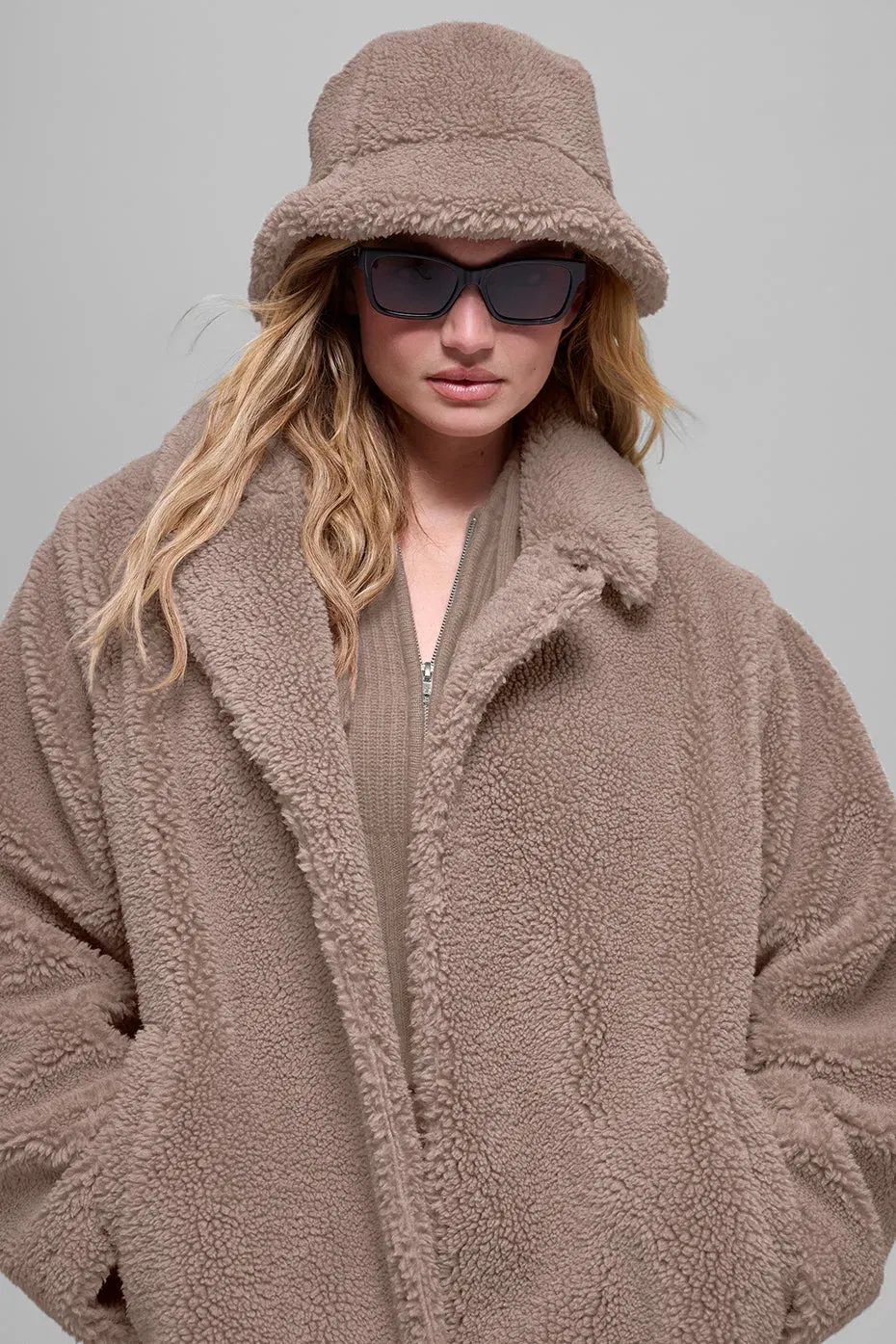 Oversized Sherpa Trench