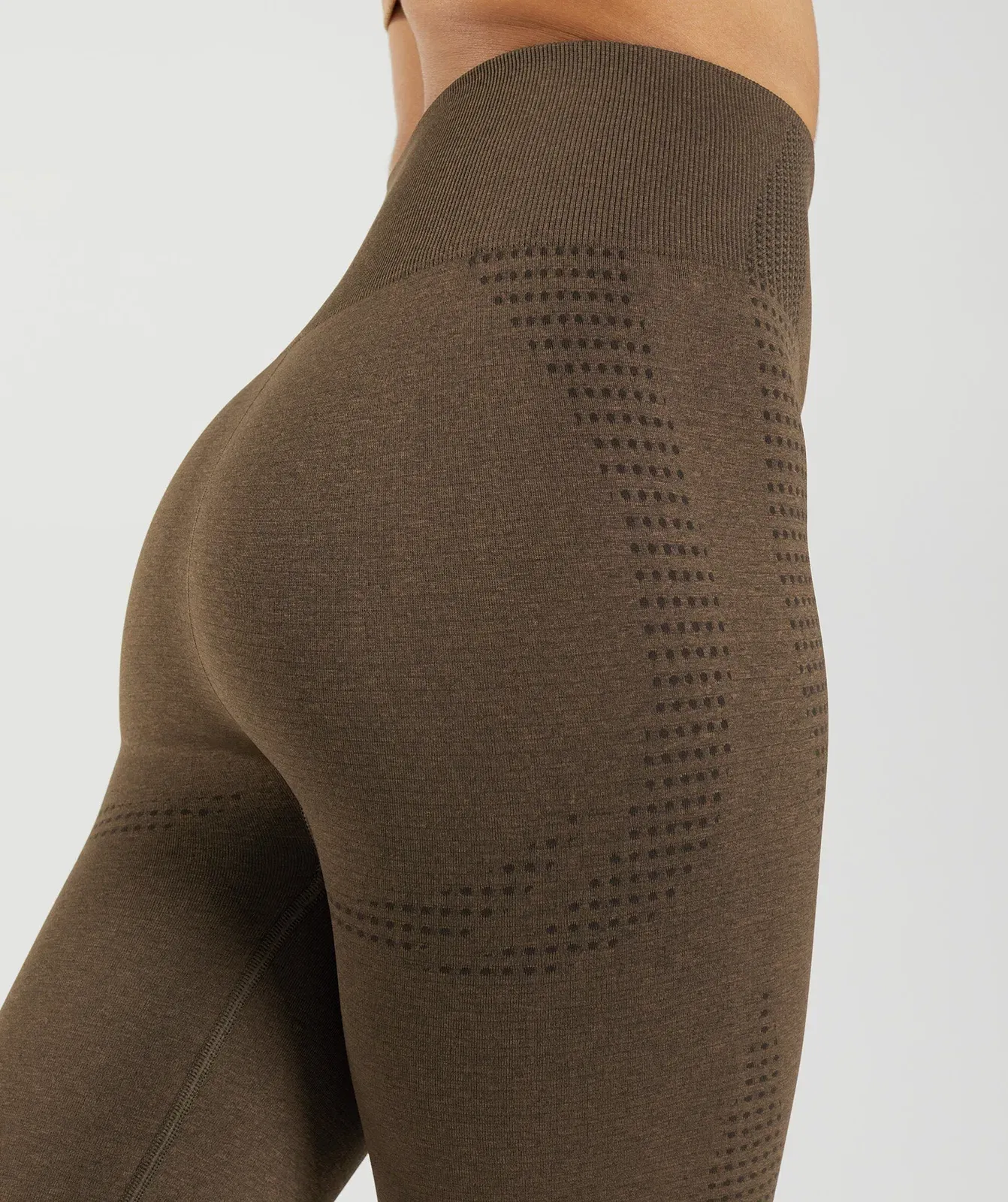 Gymshark Vital Seamless 2.0 Leggings - Espresso Marl