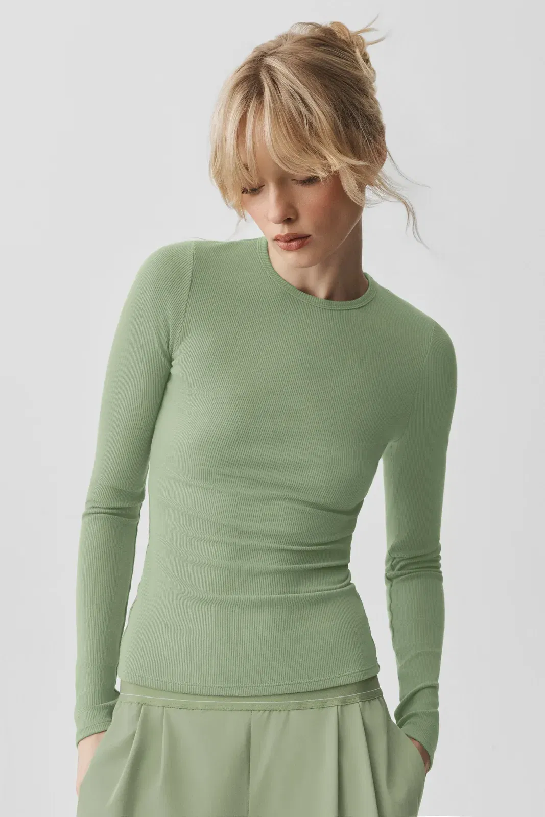 Ribbed Modal Long Sleeve