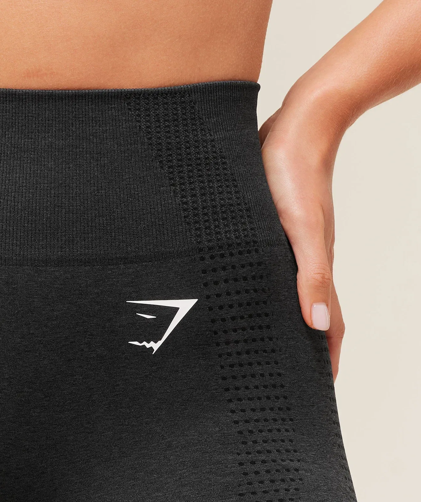 Gymshark Vital Seamless Shorts - Black Marl