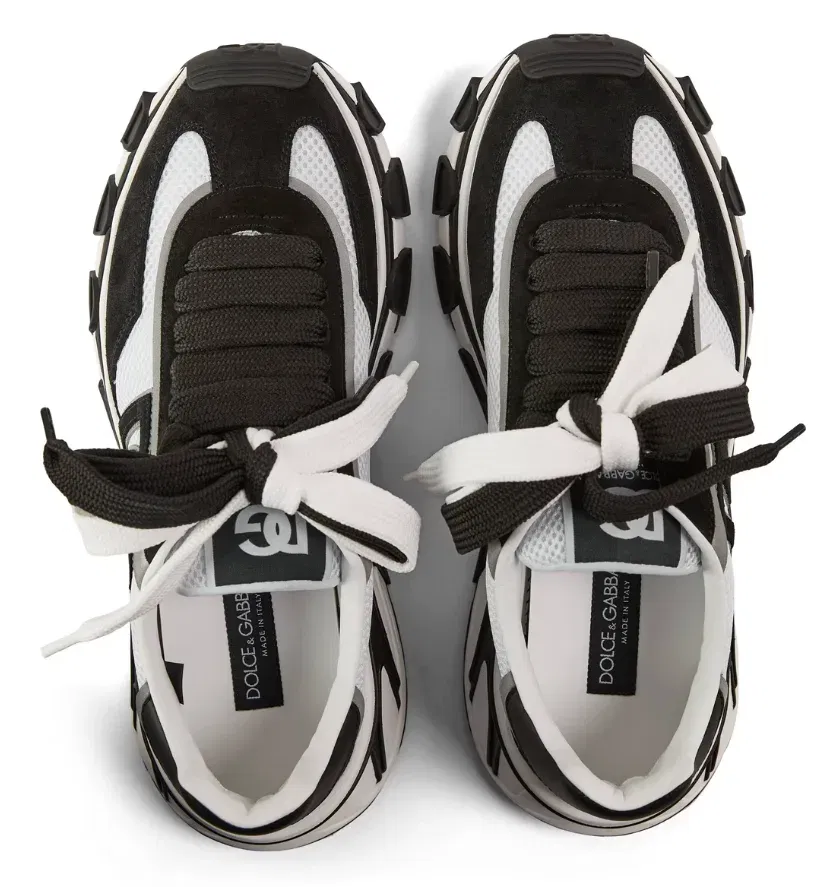 Dolce and Gabbana DG Frami Mesh Runner Sn61 White/Black