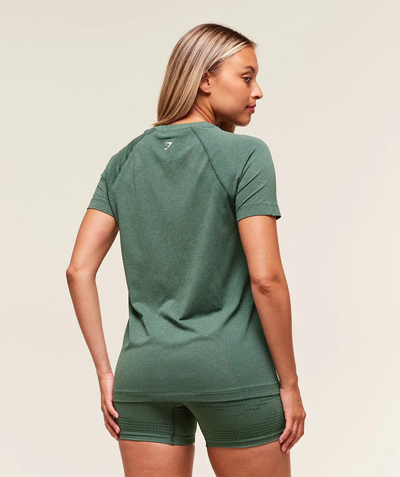 Gymshark Vital Light T-Shirt - Obsidian Green Marl