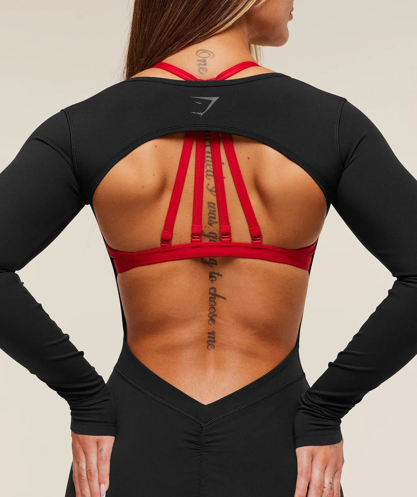 Gymshark Lifting Dipped Waistband All-In-One - Black
