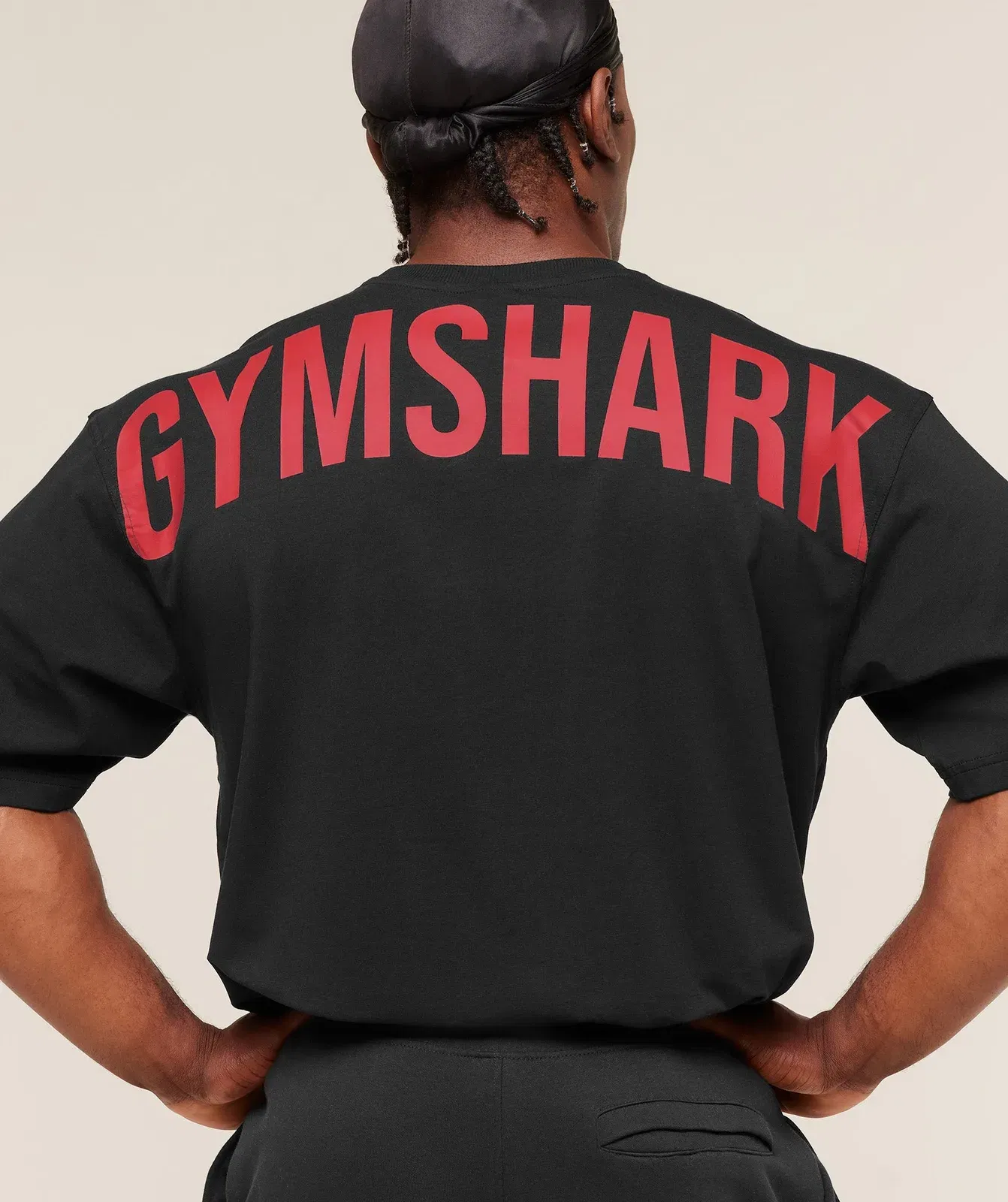 Gymshark Power T-Shirt - Black/Conditioning Red
