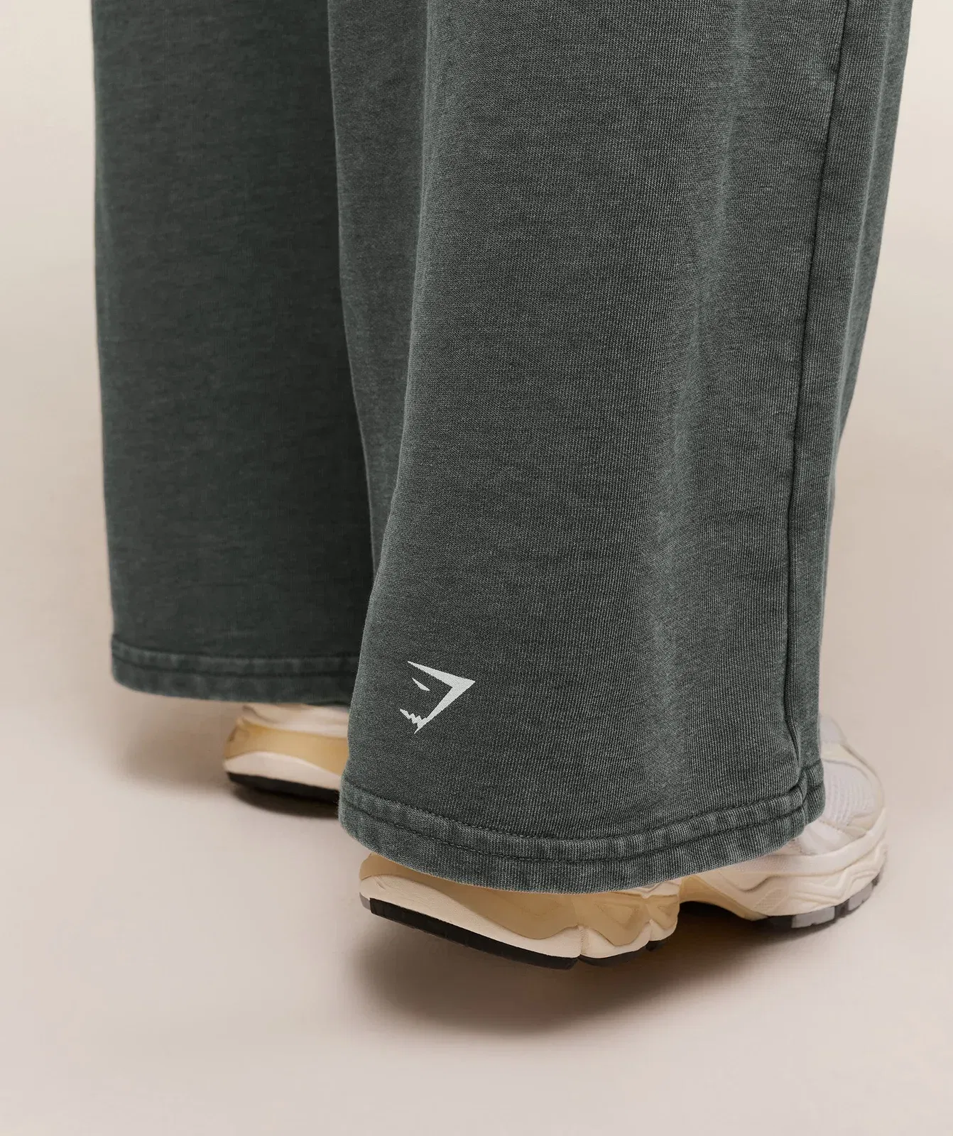 Gymshark Gymshark Lifting Club 2012 Graphic Wide Leg Jogger - Slate Teal/Wash