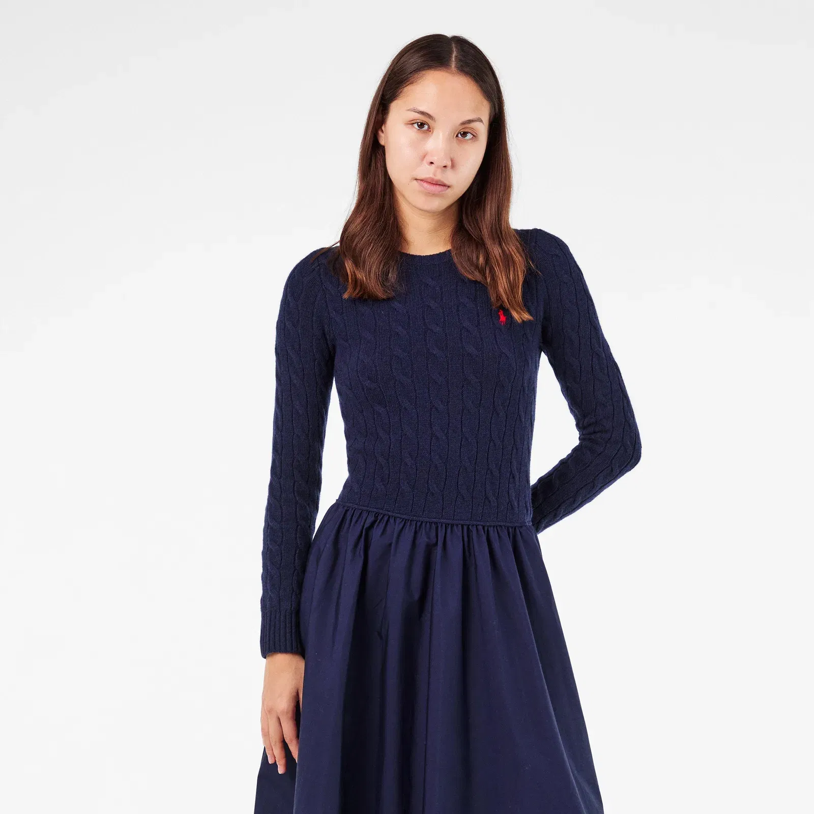 Women's Cable A-Line Dress