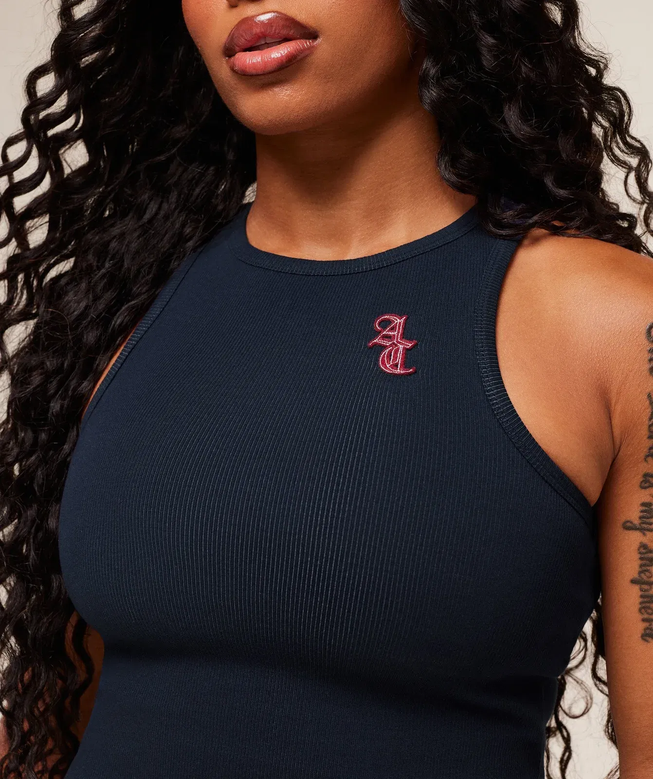 Gymshark x Analis Tank - Midnight Blue