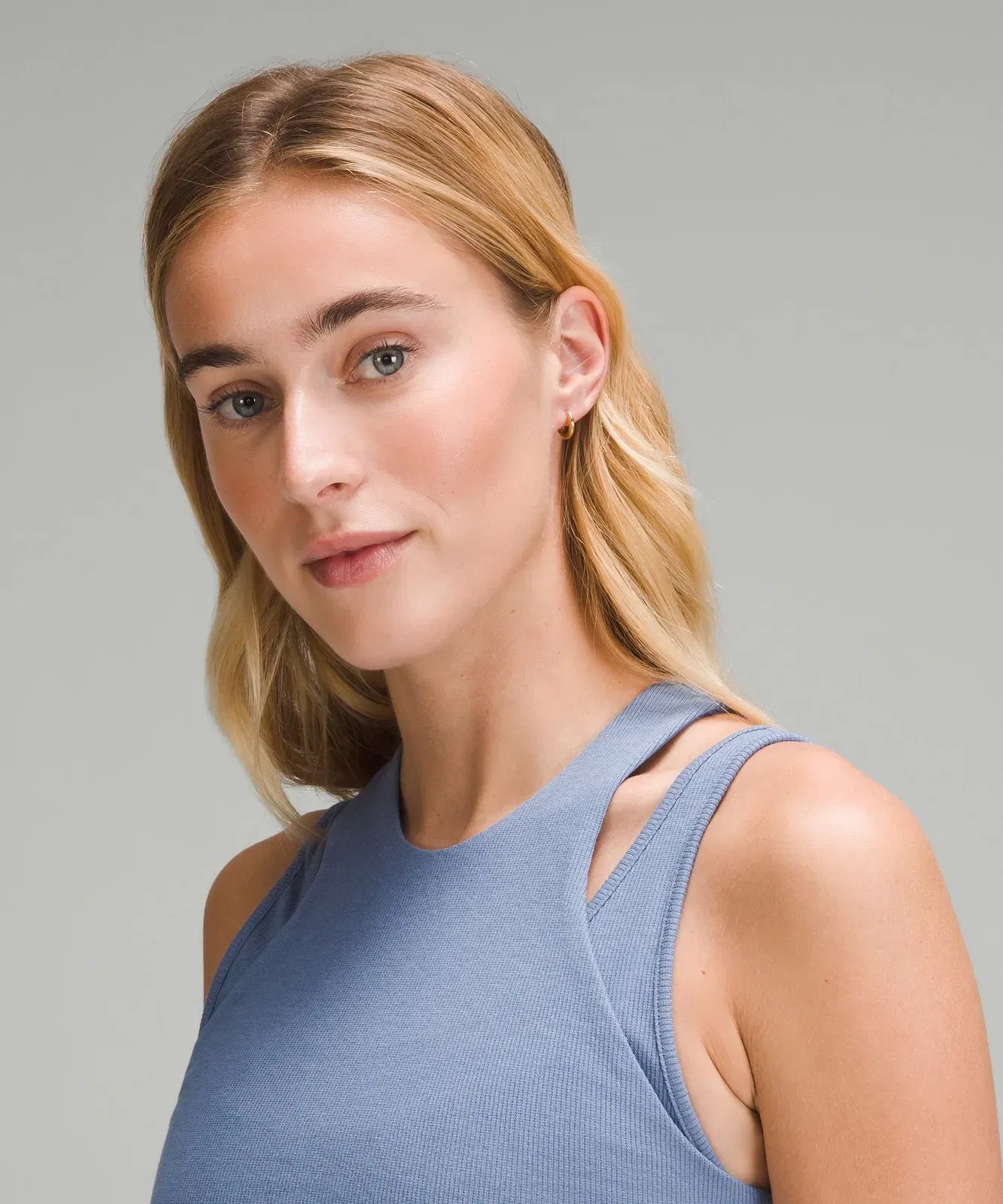 Ribbed Cotton Modal Cut-Out Dress