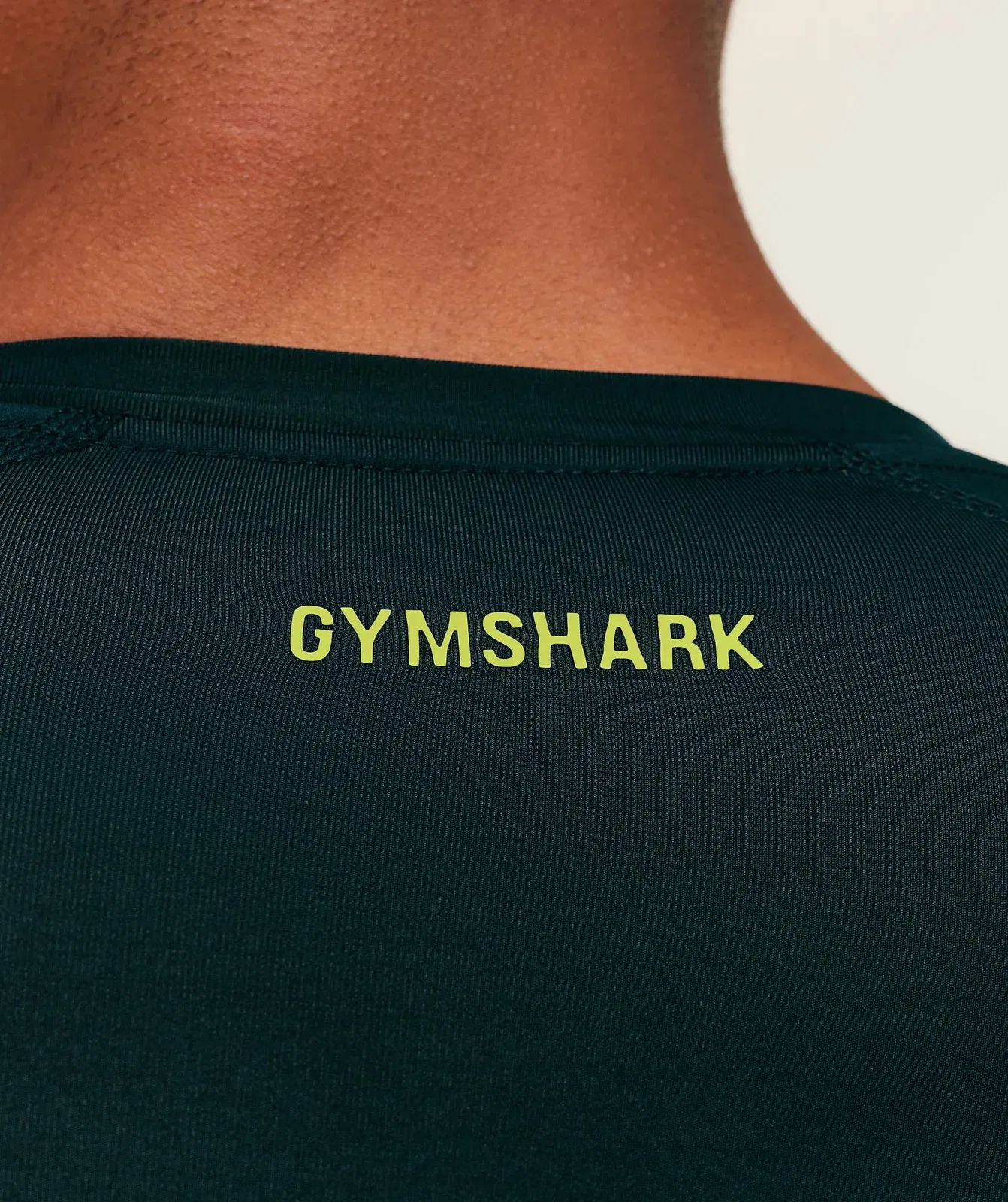 Gymshark Element Baselayer T-Shirt - Deep Petrol Blue/Sorbet Yellow