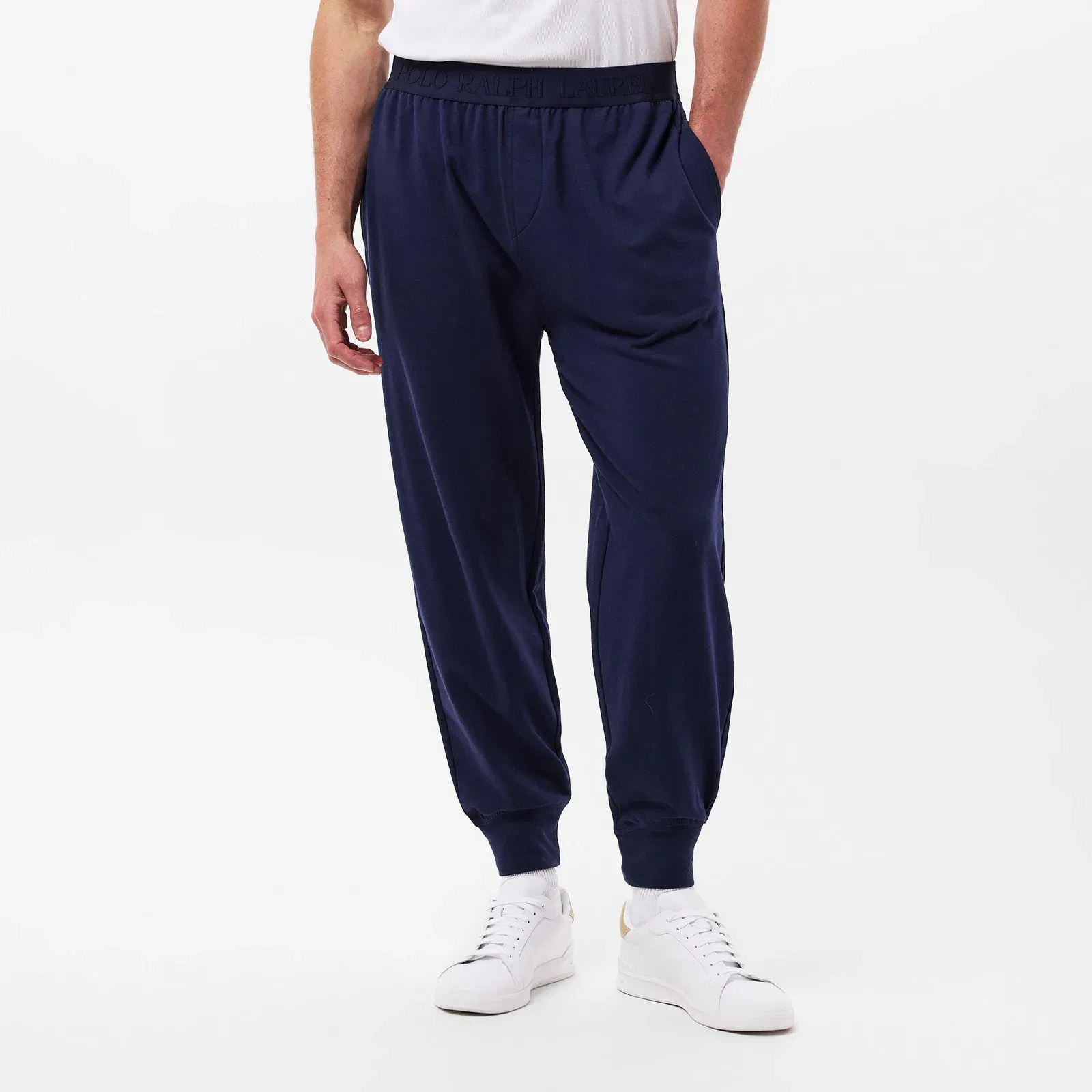 Men's Tonal Taped Closed Hem Jersey Joggers