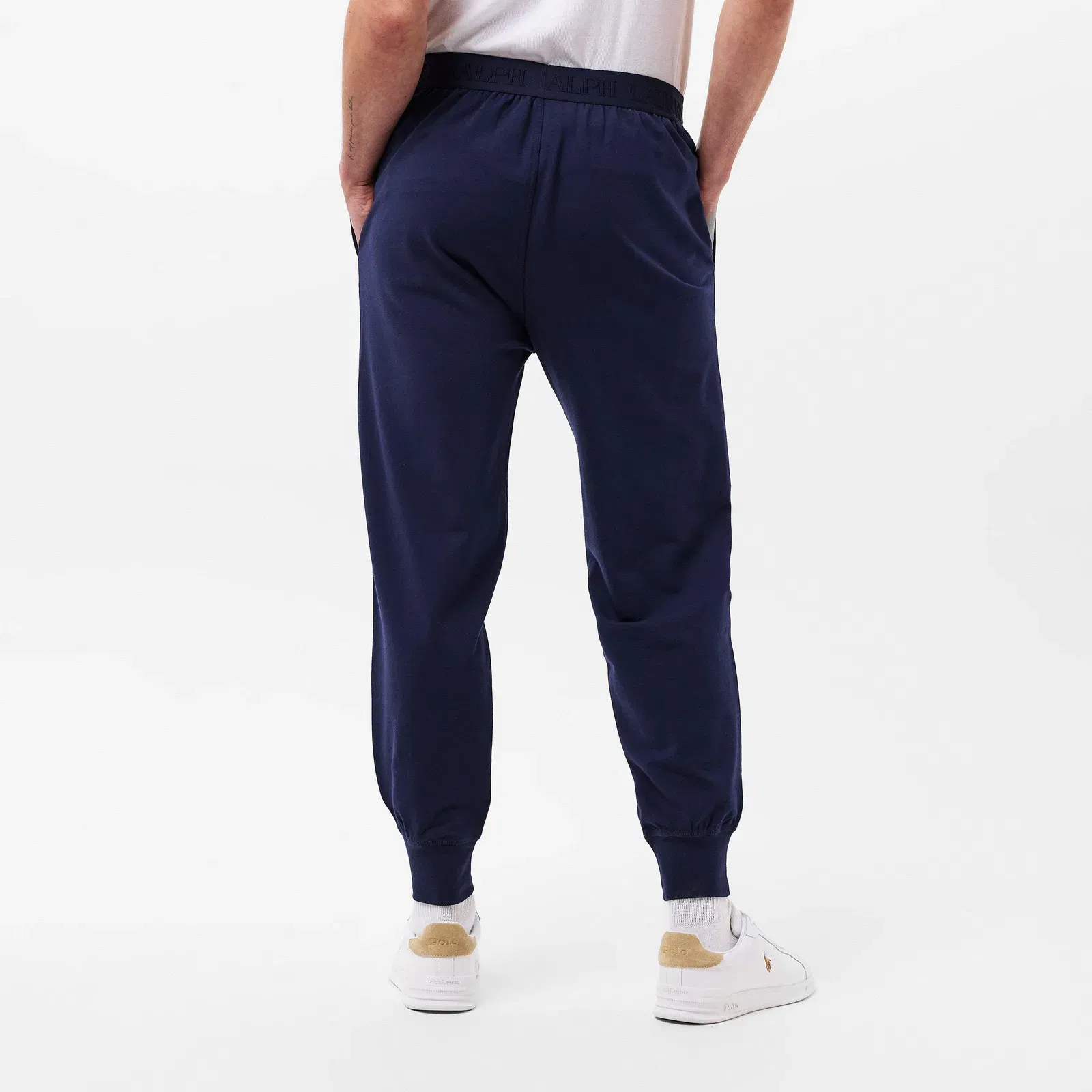 Men's Tonal Taped Closed Hem Jersey Joggers