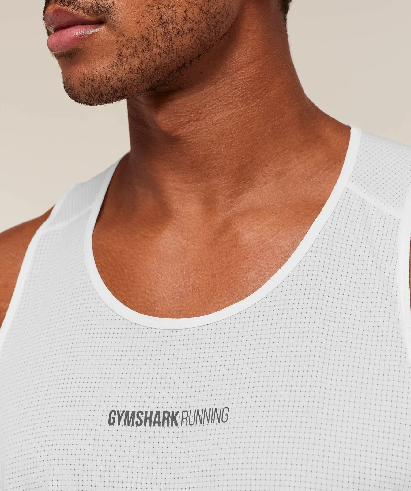 Gymshark Running Tank - White