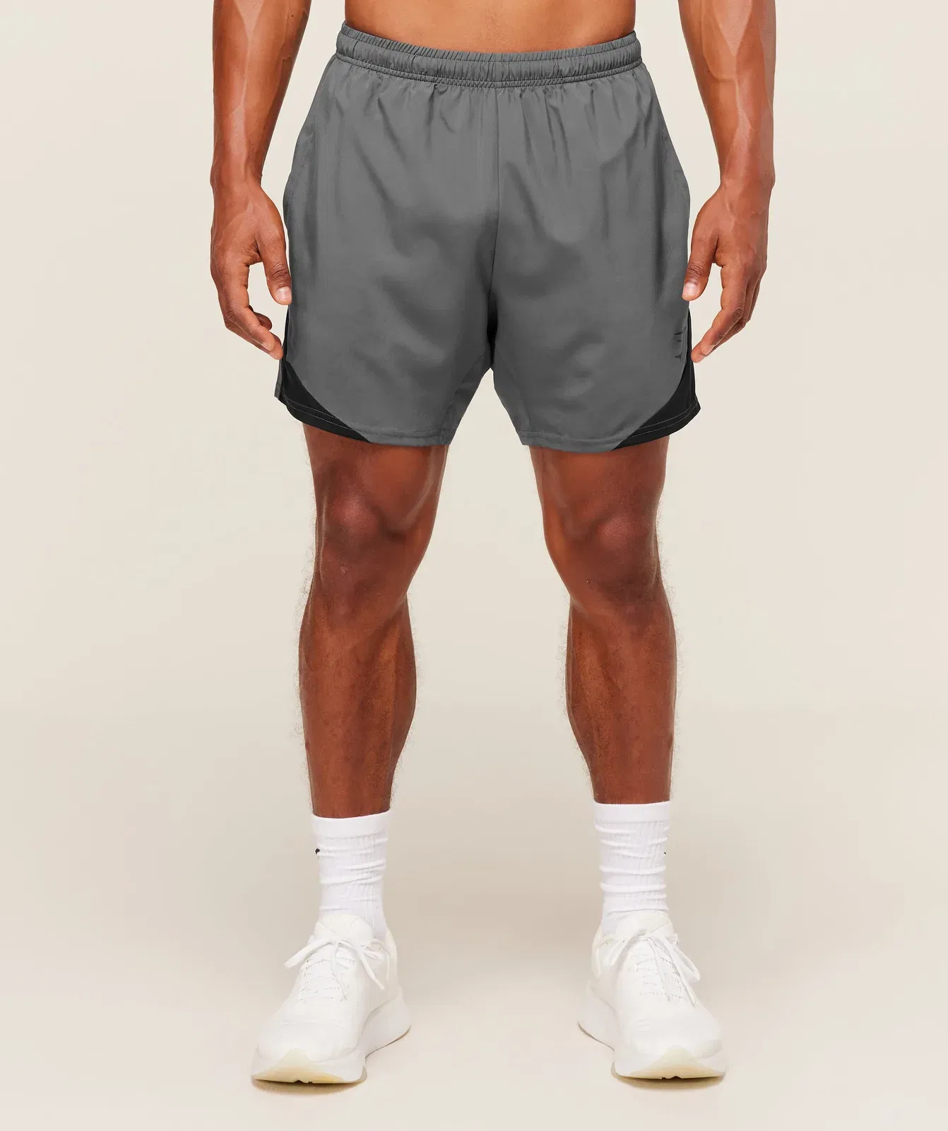 Gymshark Arrival Block 6" Shorts - Dark Grey