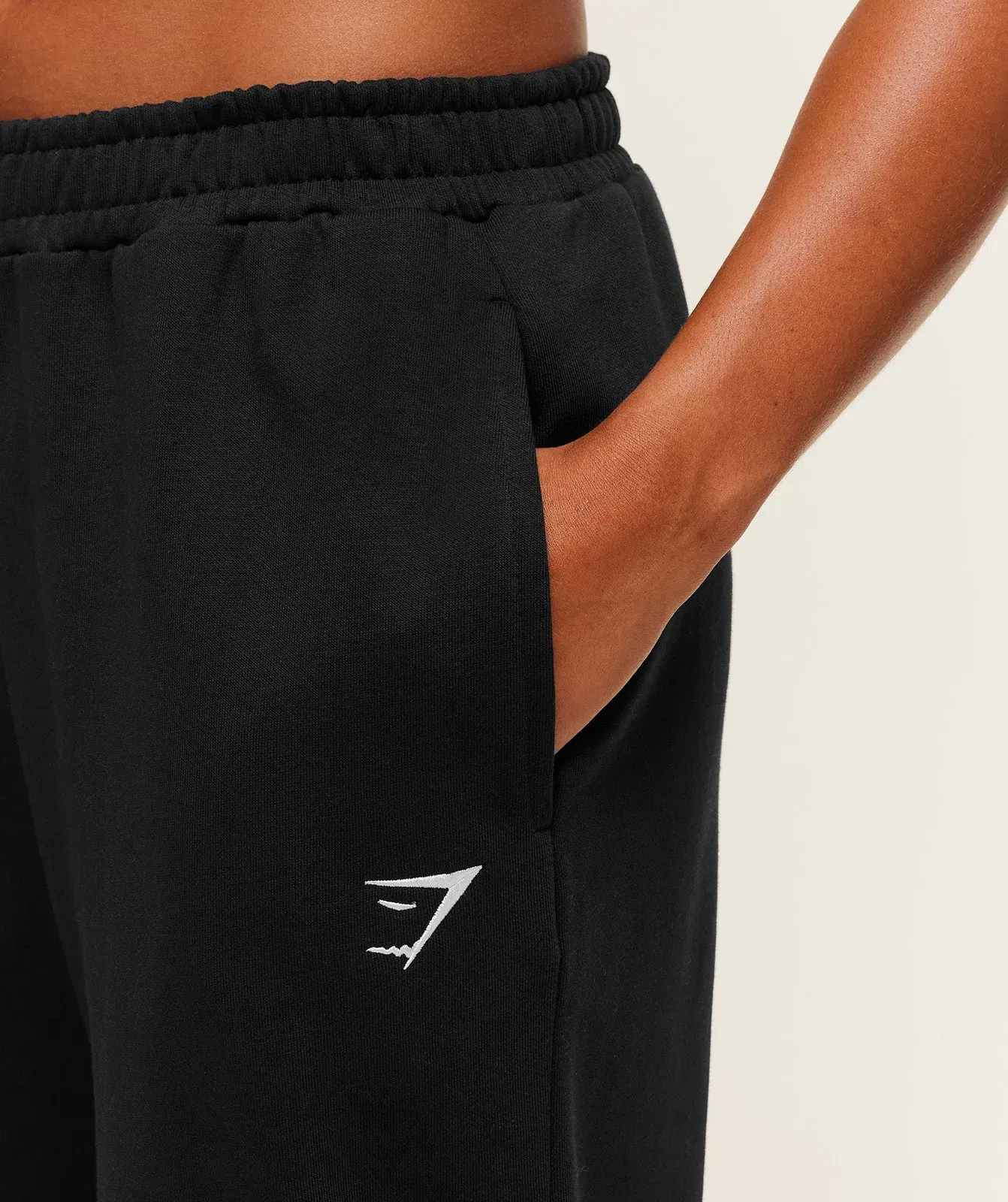 Gymshark Training Fleece Straight Leg Short Pant - Black