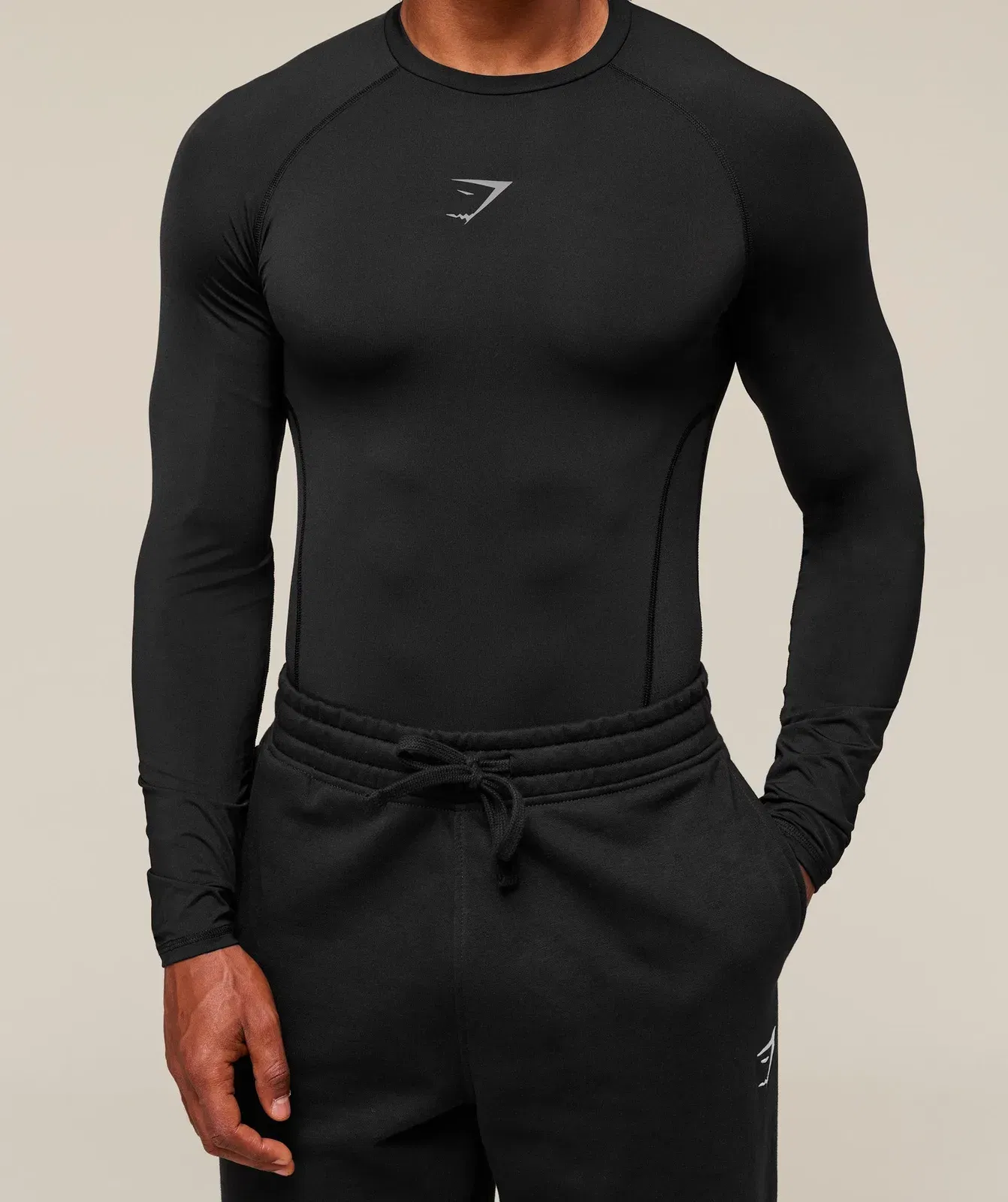 Gymshark Element Baselayer Long Sleeve T-Shirt - Black