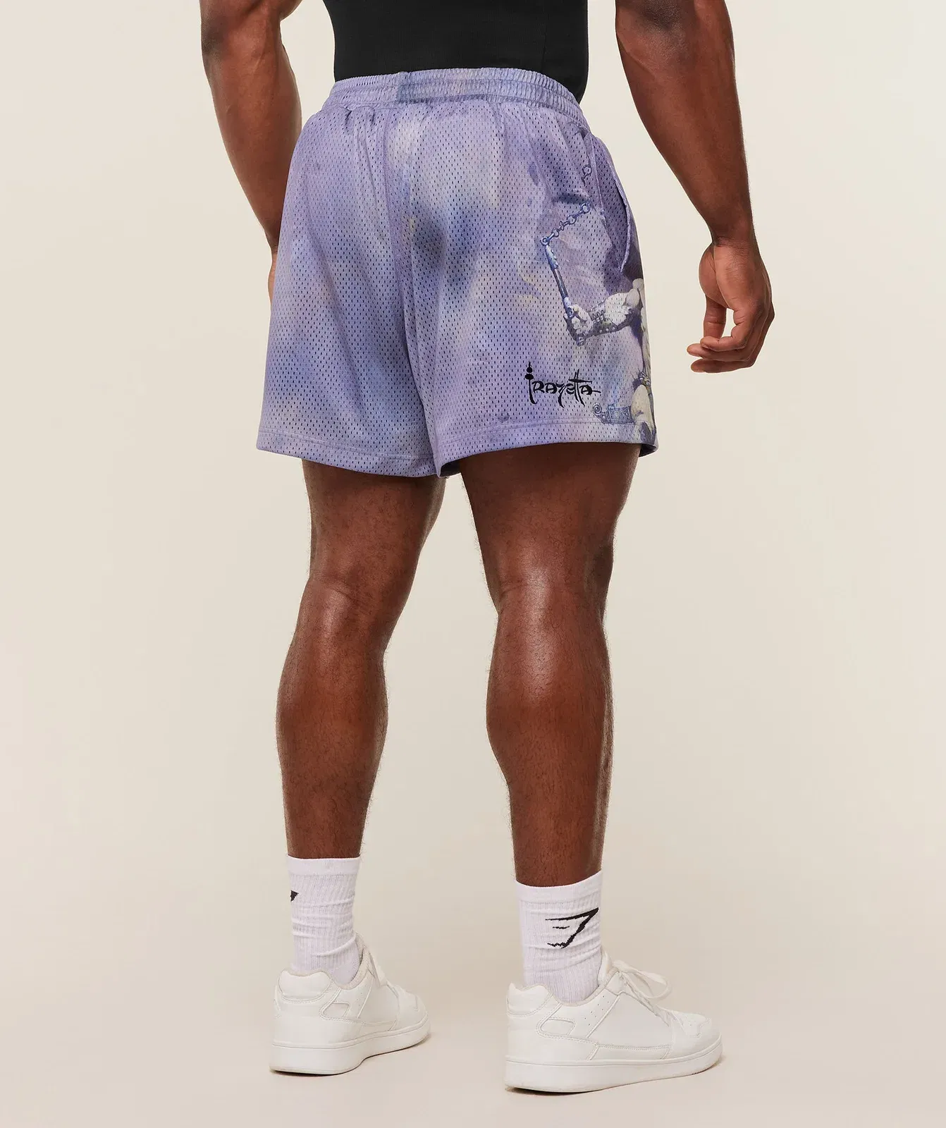 Gymshark Power x Frazetta Graphic Shorts - Steady Purple