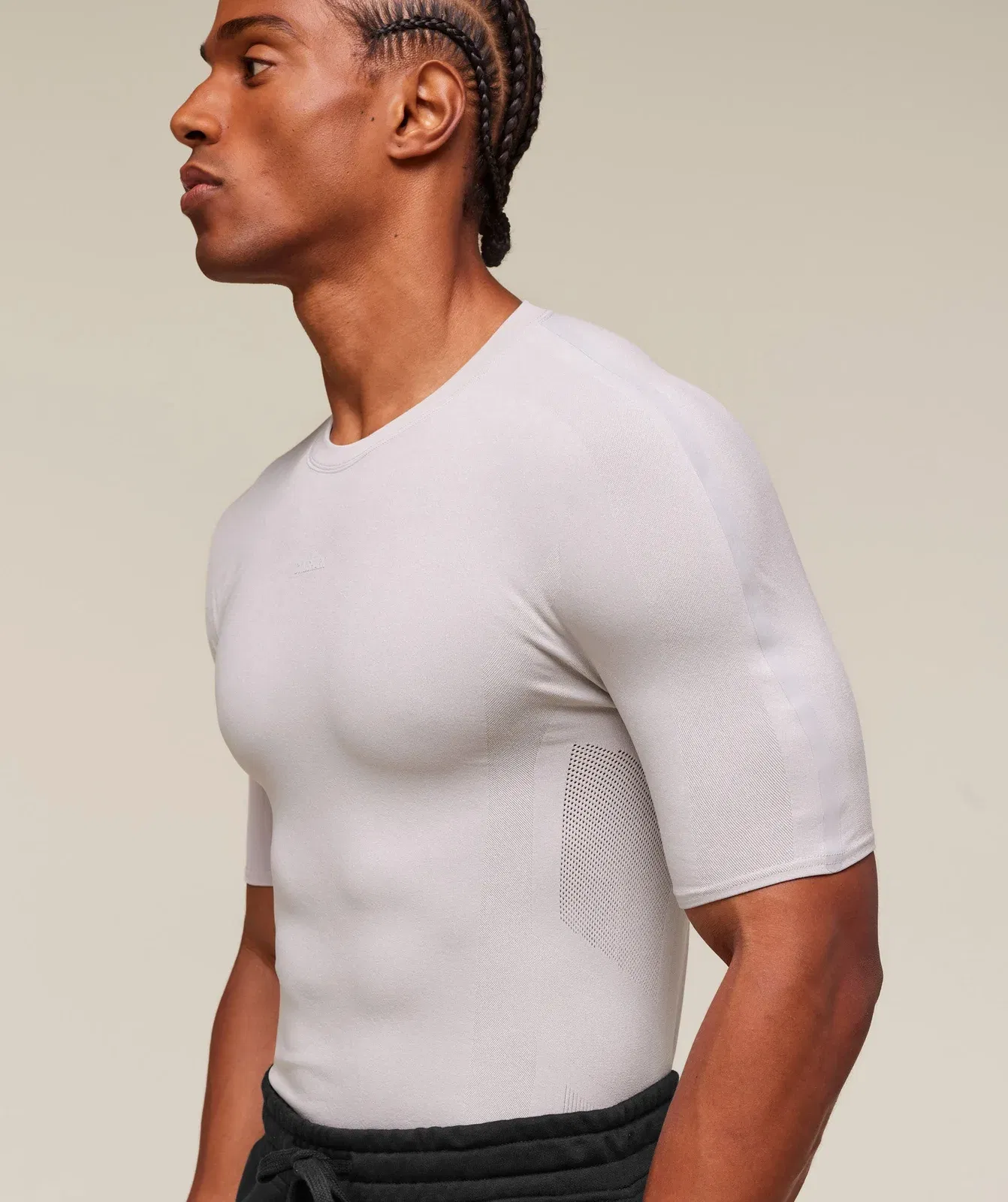 Gymshark everywear Warp Knit T-Shirt - Tame Grey