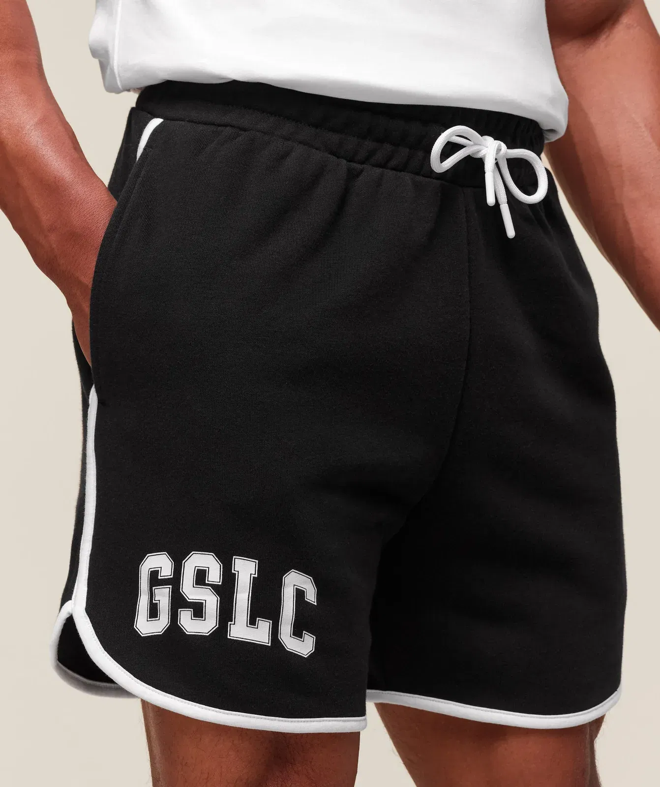 Gymshark GSLC Contrast 5" Shorts - Black/White