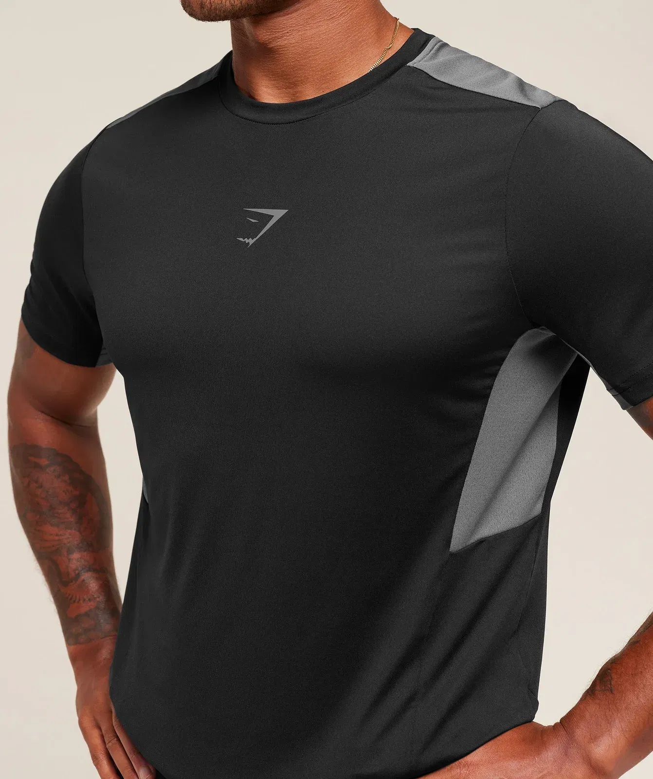 Gymshark Sport T-Shirt - Black/Dark Grey
