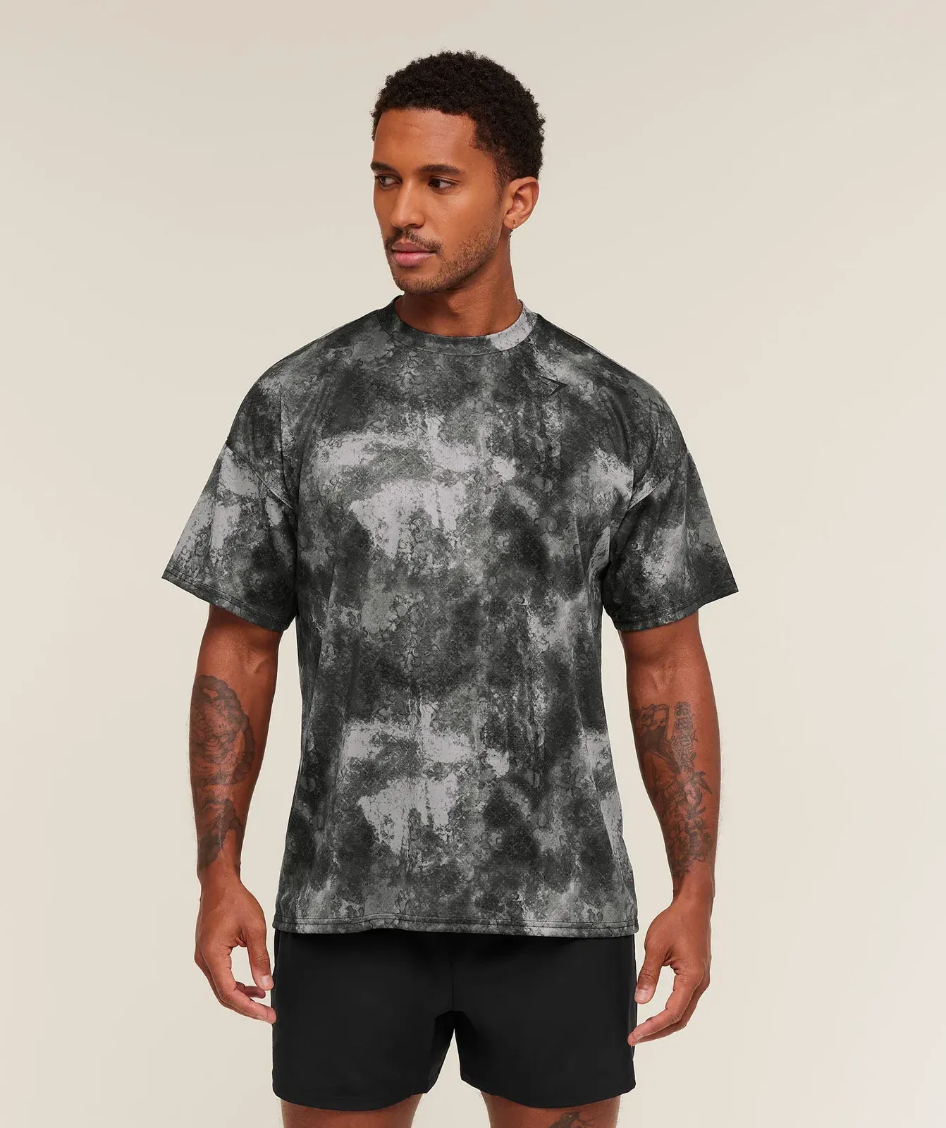 Gymshark Arrival Oversized T-Shirt - Smokey Grey