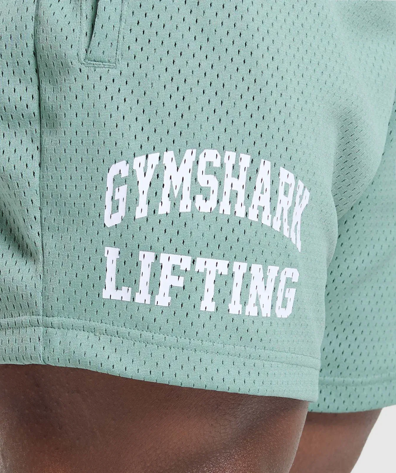 Gymshark Lifting Mesh 5" Shorts - Celeste Blue