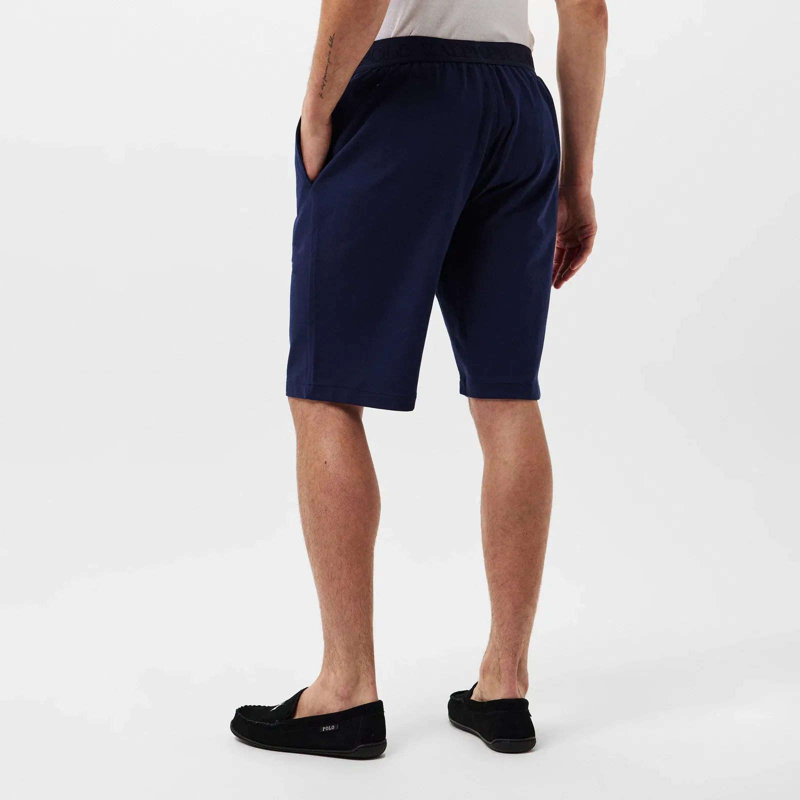 Men's Tonal Taped Waistband Jersey Jogger Shorts