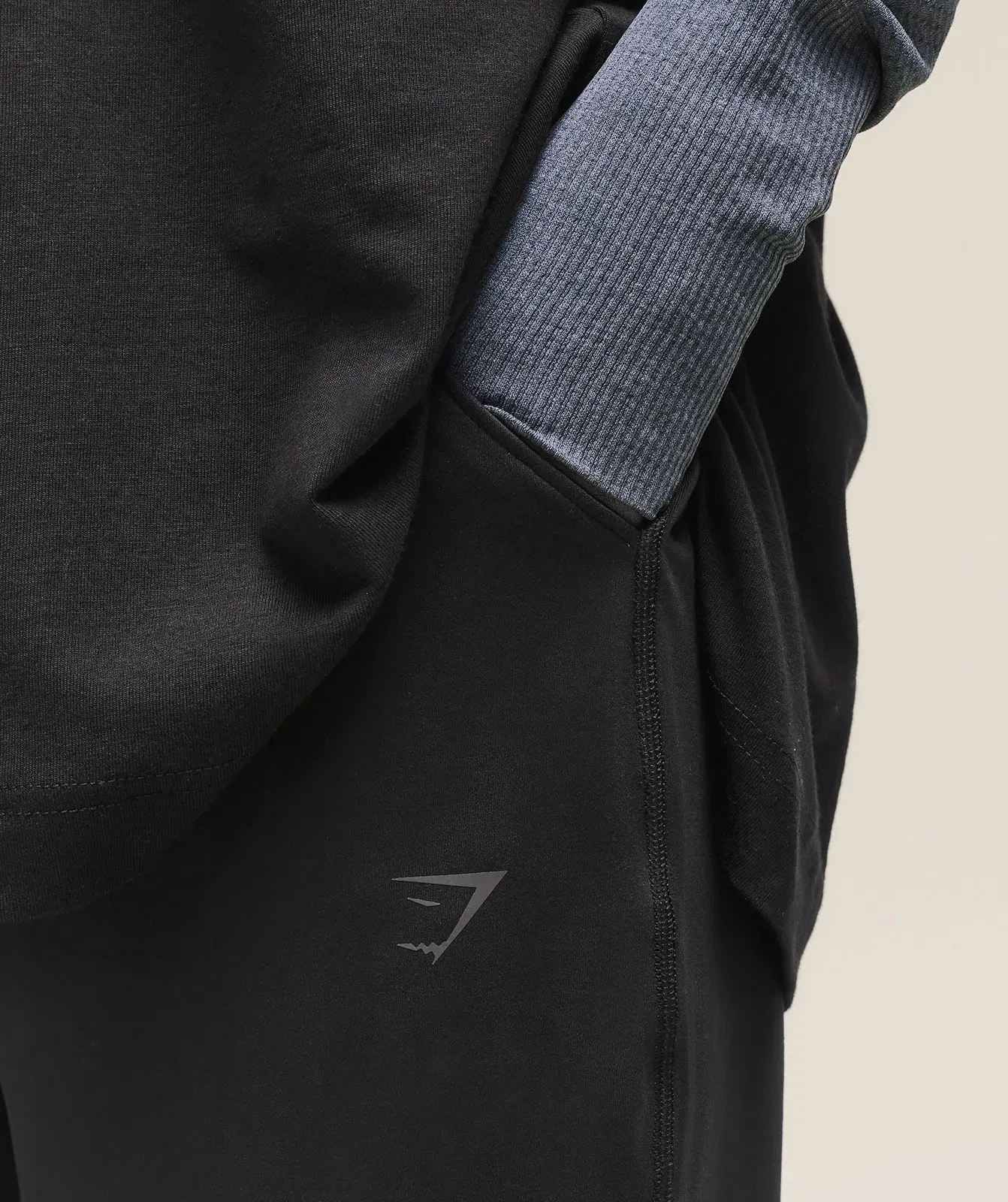 Gymshark Covered Joggers - Black