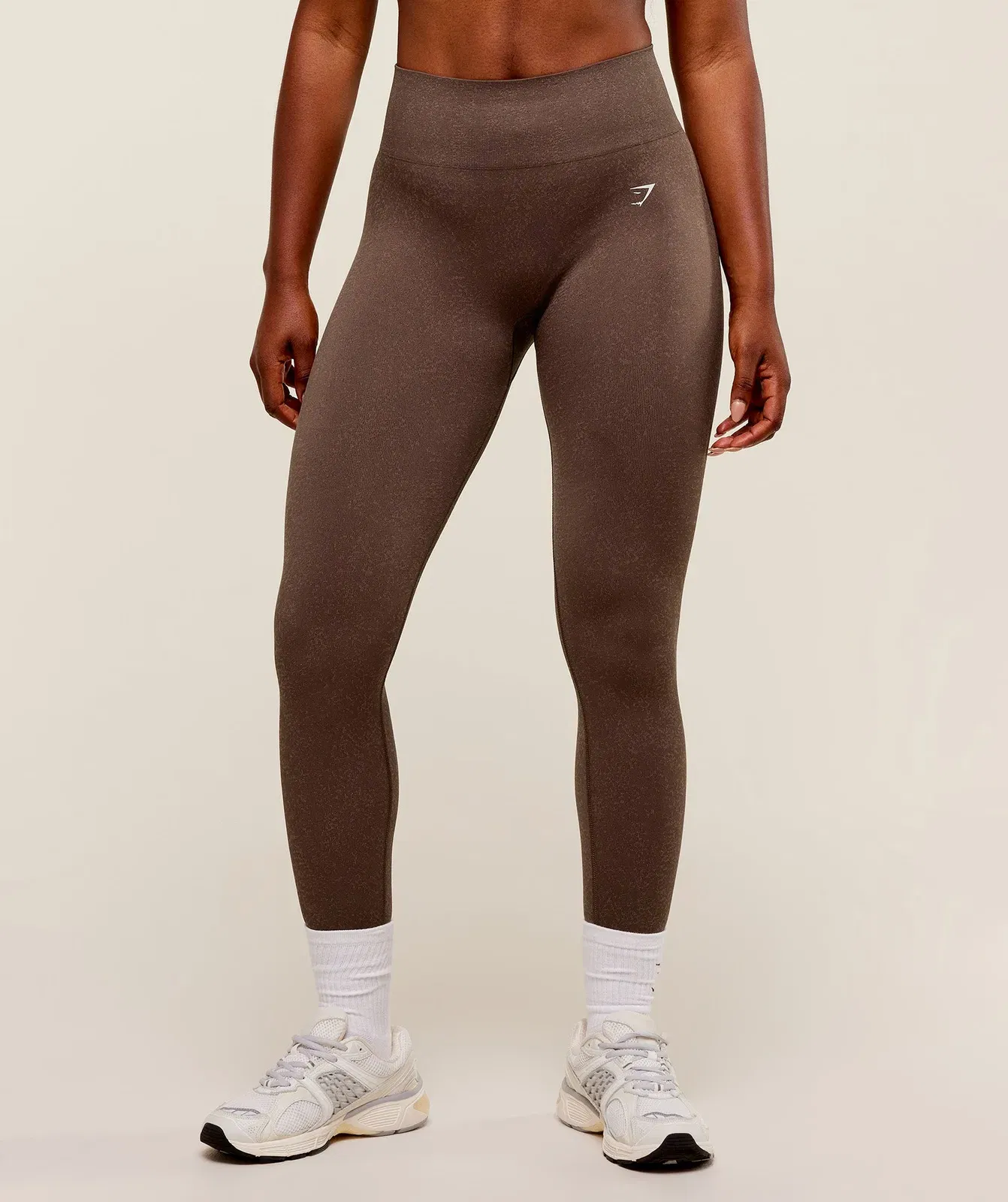 Gymshark Adapt Fleck Seamless Leggings - Soft Brown/Chestnut Pink