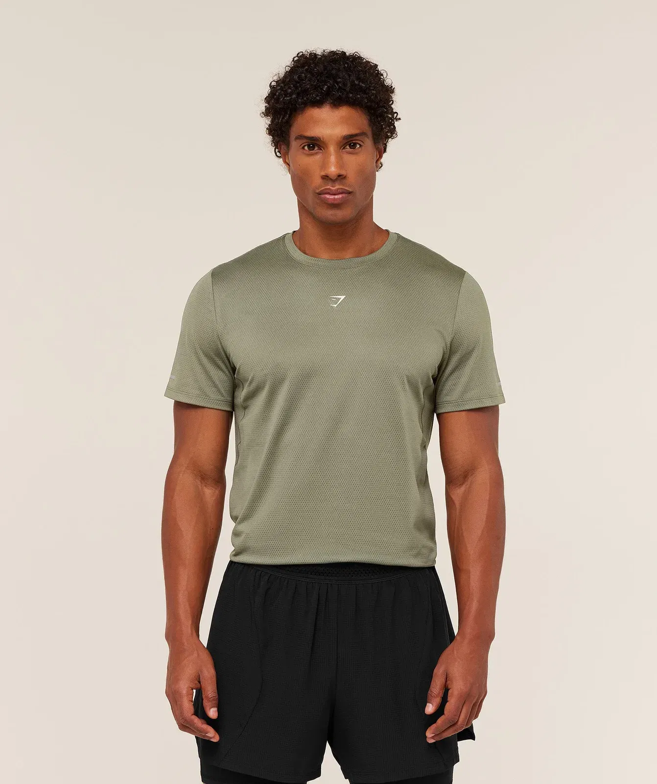 Gymshark Running T-Shirt - Base Green