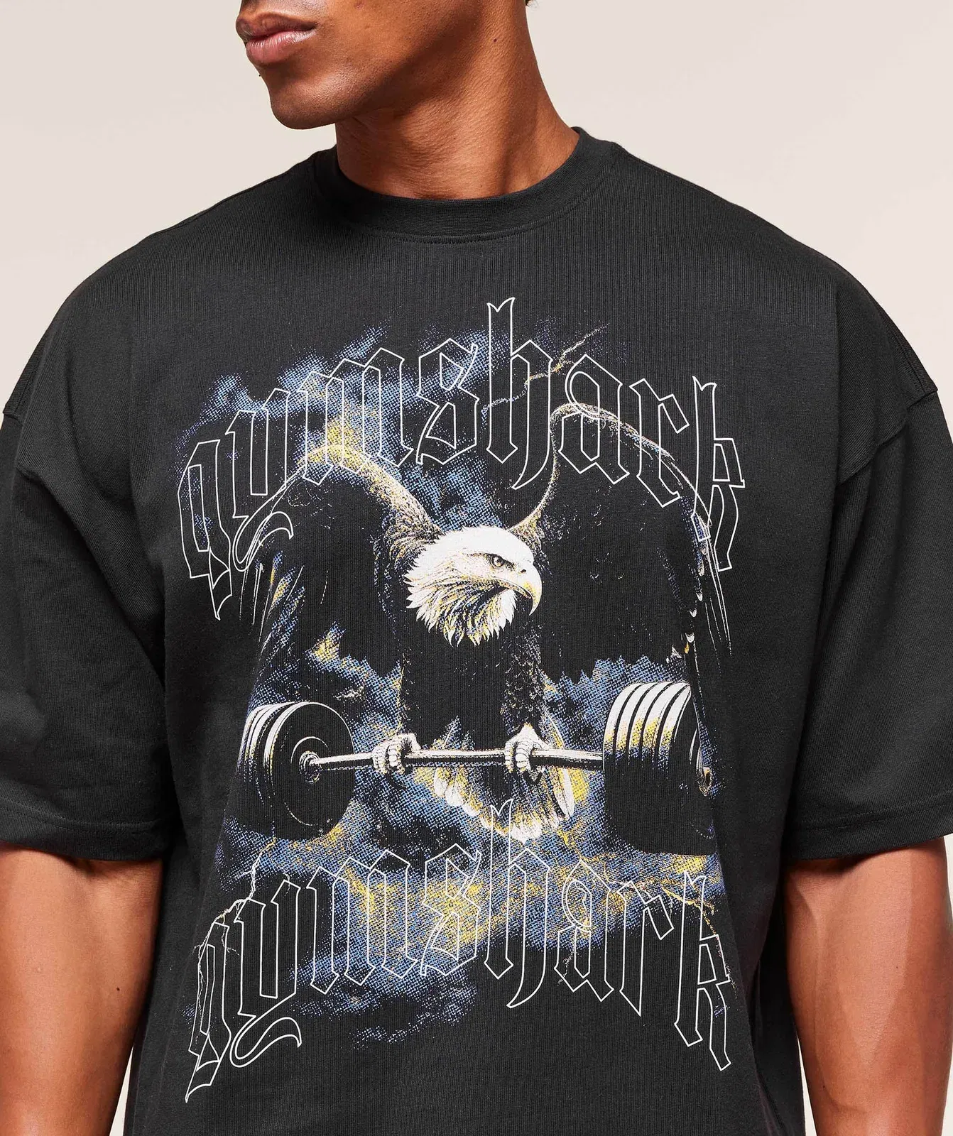 Gymshark Eagle Graphic T-Shirt - Black