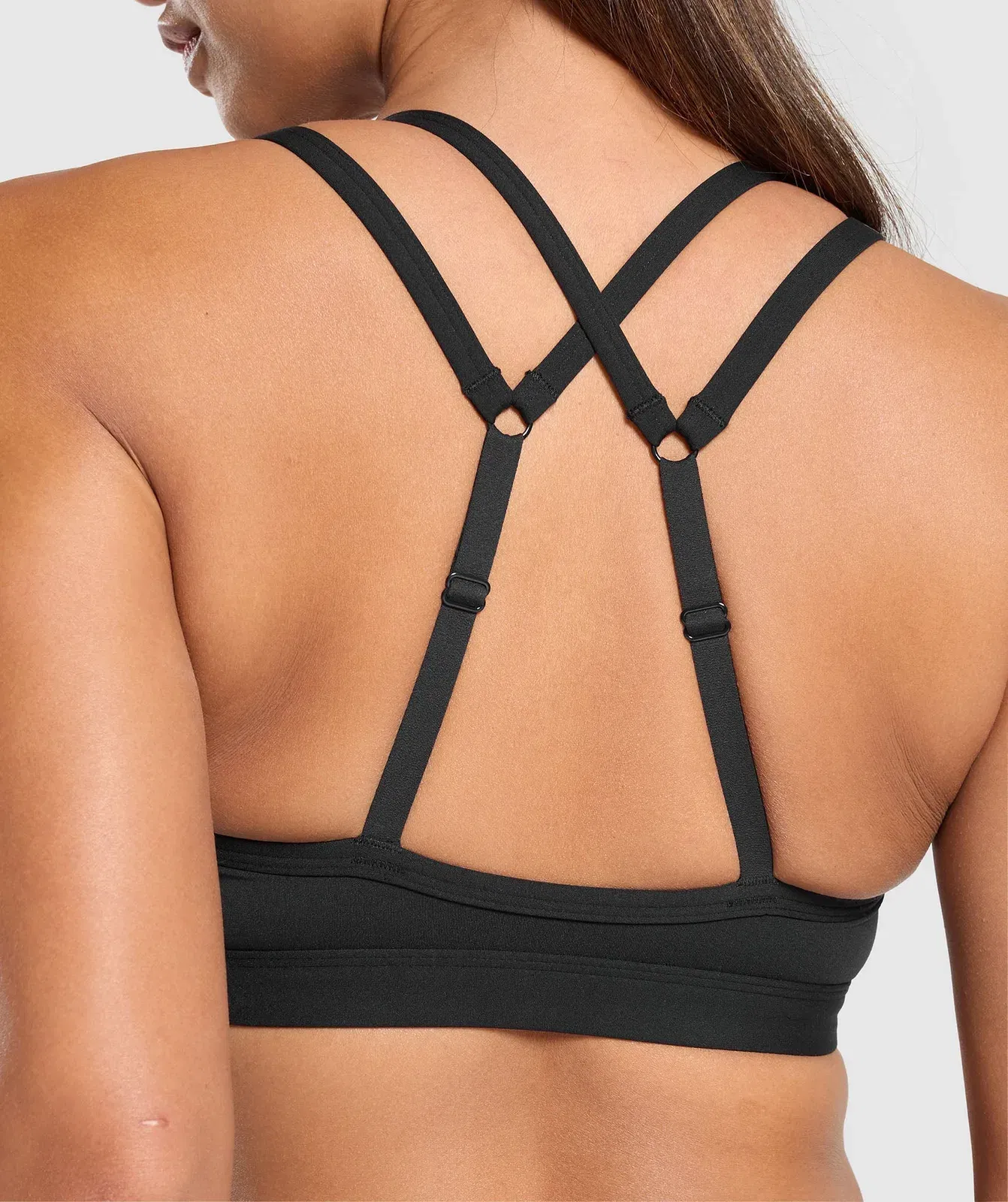 Gymshark Double Up Sports Bra - Black