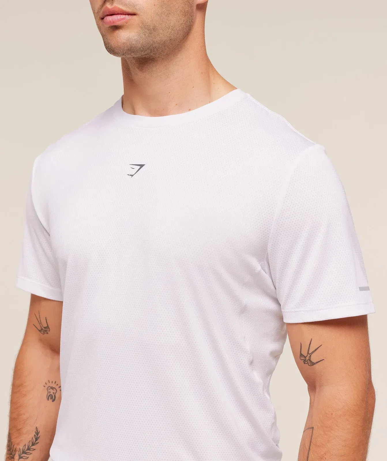 Gymshark Running T-Shirt - White