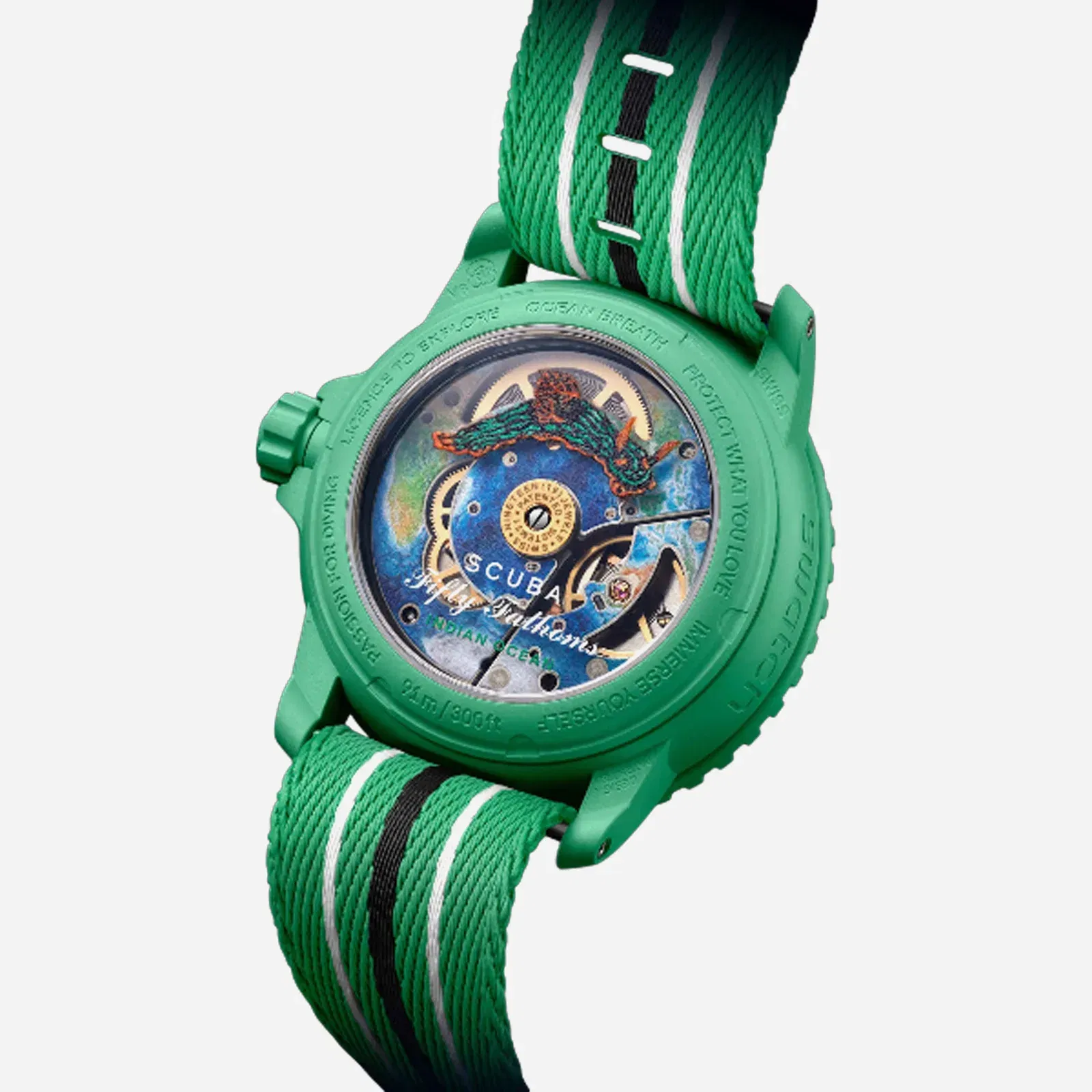 Swatch x Blancpain Bioceramic Scuba Fifty Fathoms Indian Ocean