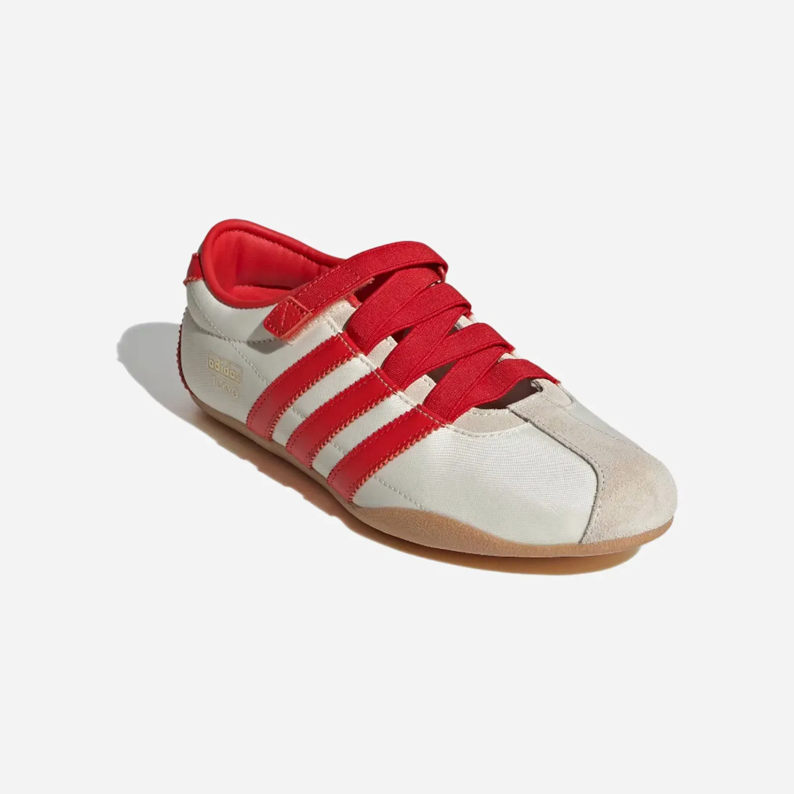 Adidas Tokyo Mary Jane Cream White / Red / Gold Metallic