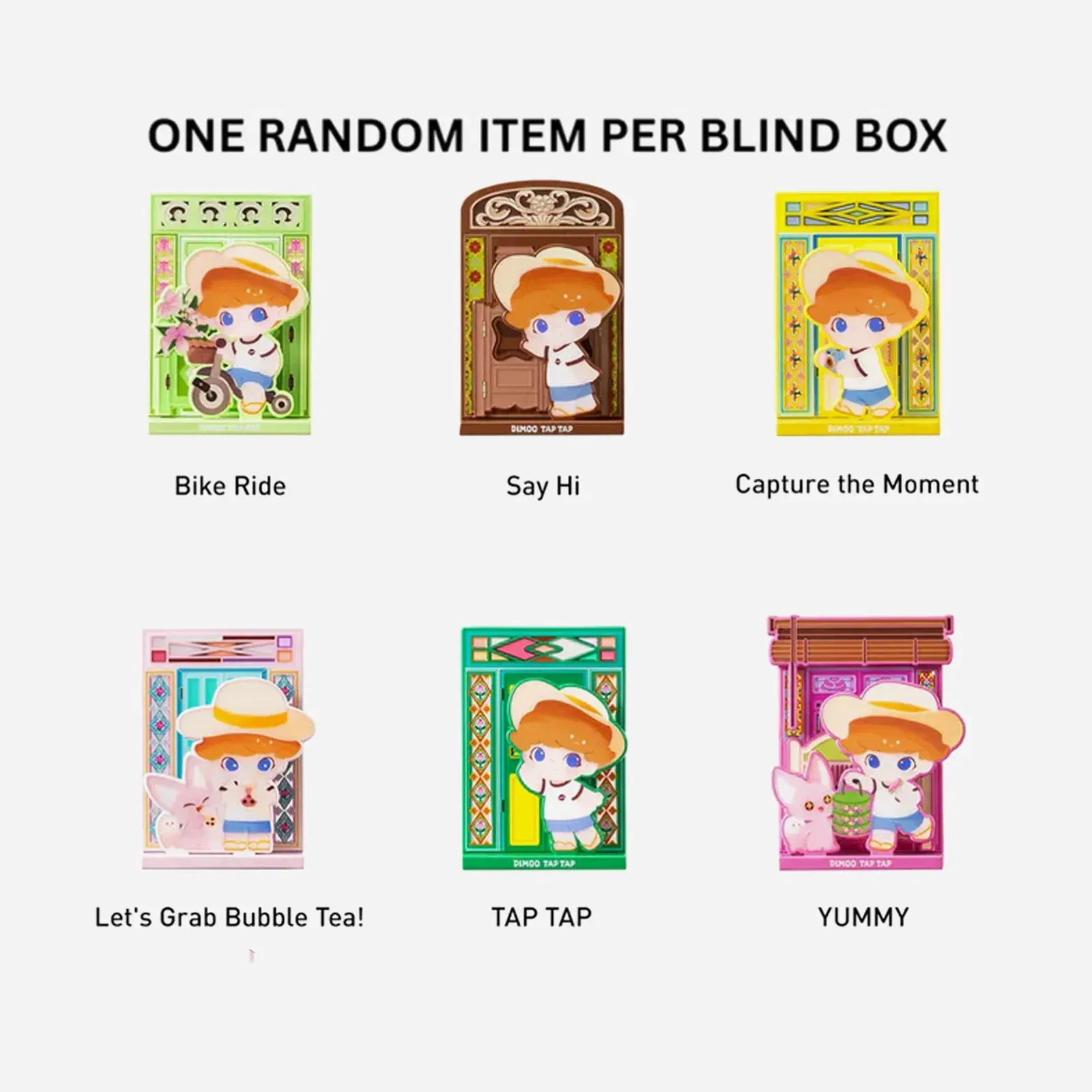 Pop Mart Labubu Dimoo Tap Tap Series-Fridge Magnet Blind Box