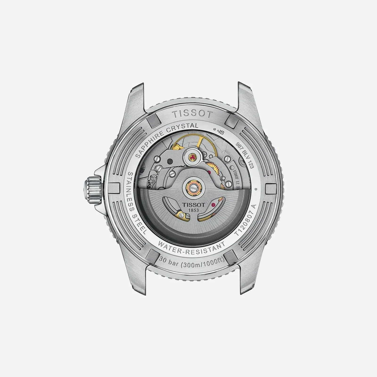 Tissot Seastar 1000 Powermatic 80 40mm Grey Dial Silver & Yellow Gold Stainless Steel Yellow Gold PVD Strap Watch