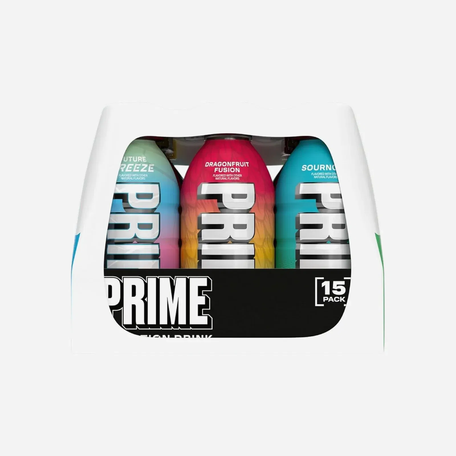 Prime Hydration Variety Pack, Dragonfruit Fusion, Sour Nova & Future Freeze Sports Drinks
