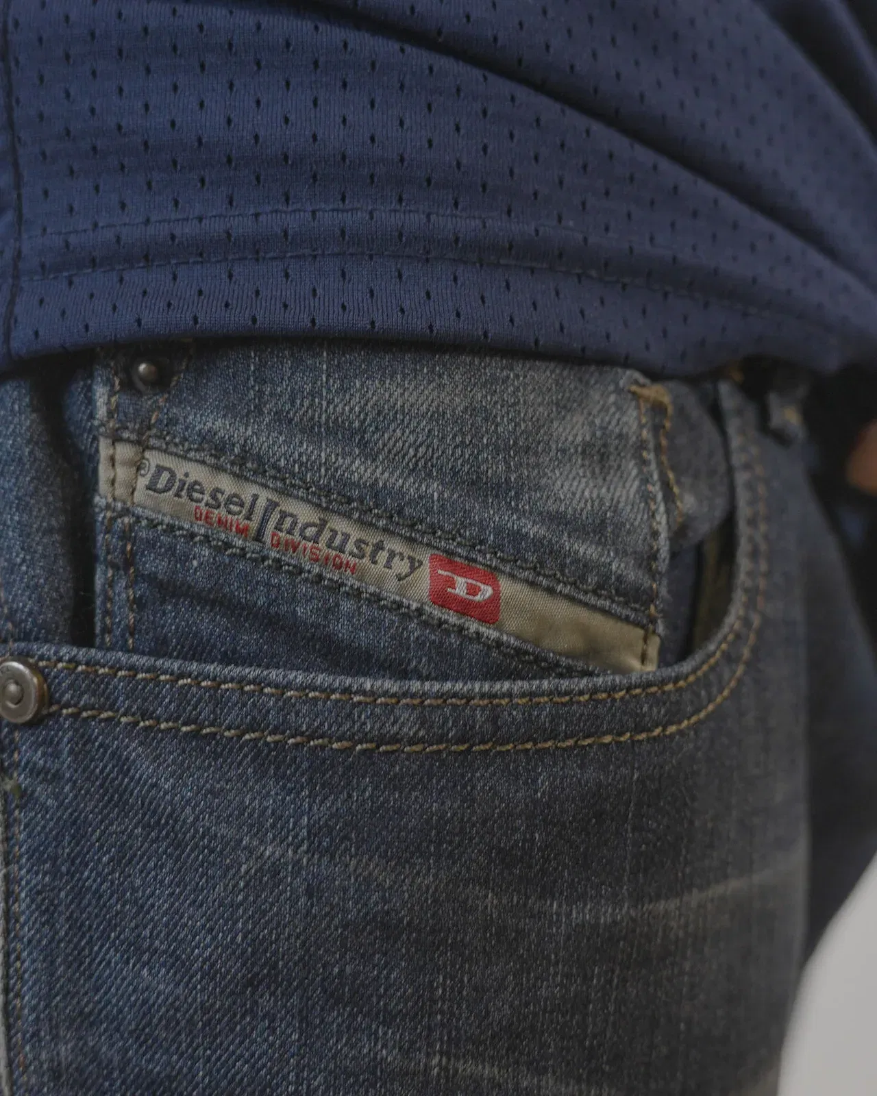 Diesel Washed Blue Denim Pants (33)