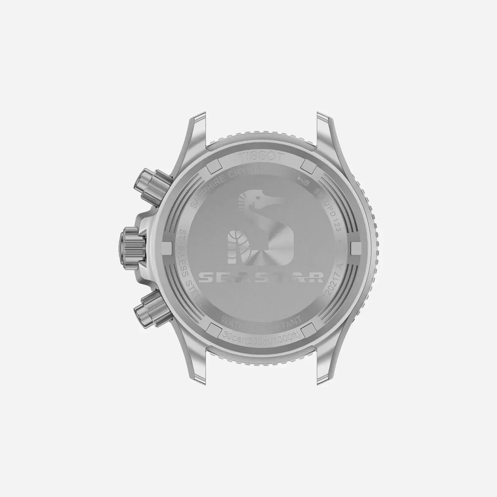 Tissot Seastar 1000 Quartz Chronograph 38mm Grey Dial White Silicone Watch