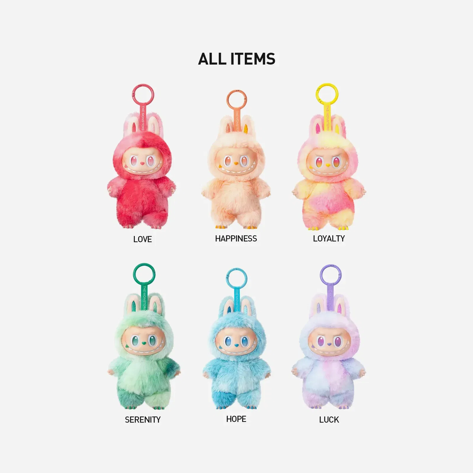 Pop Mart Labubu The Monsters Big Into Energy Series Vinyl Plush Pendant Sealed Case (Pack of 6)
