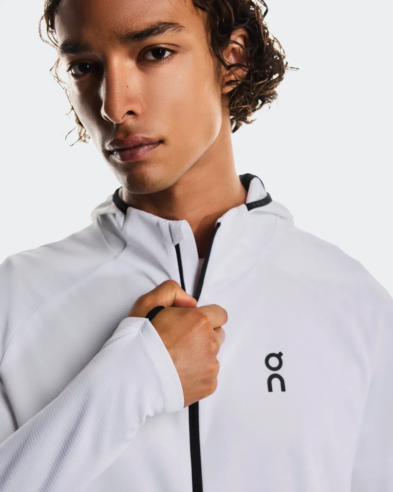 Climate Zip Hoodie White