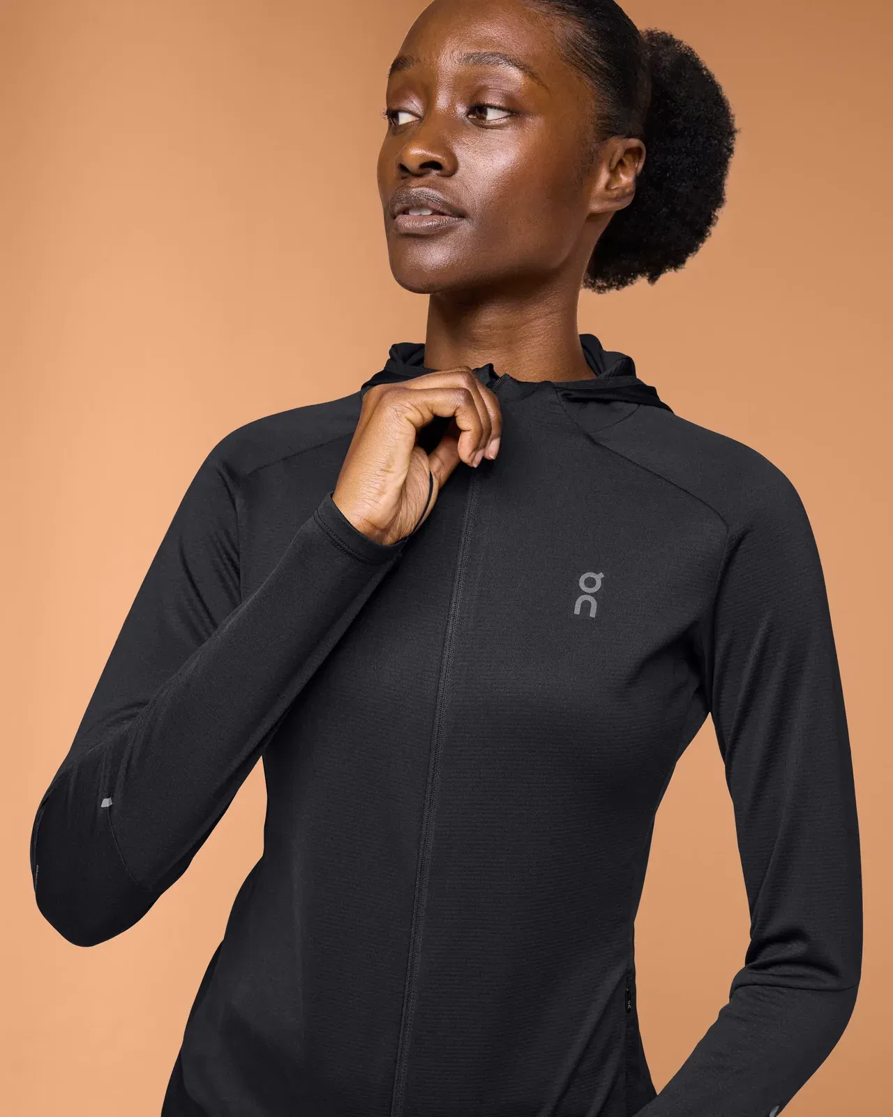Climate Zip Hoodie Black