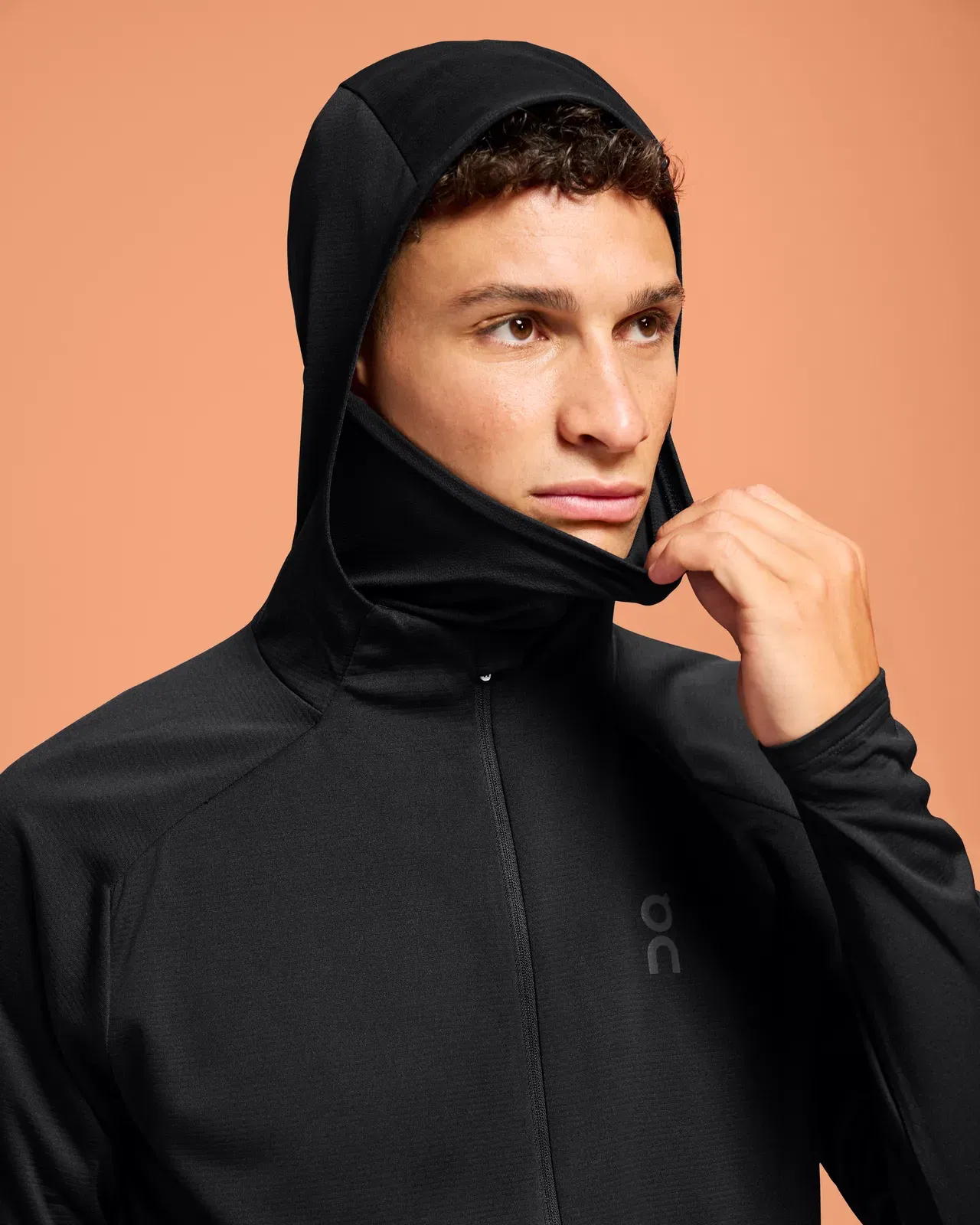 Climate Zip Hoodie Black