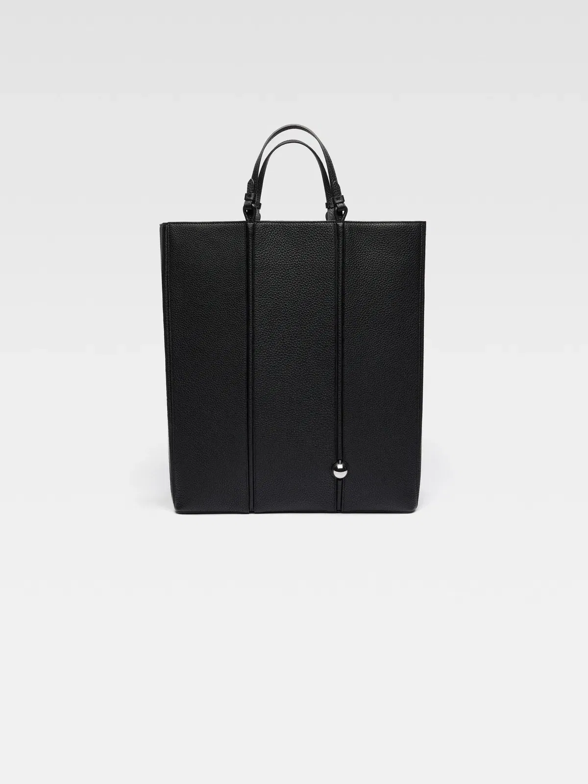 Jacquemus The Marino Shopper Bag Leather Shopper Bag Black