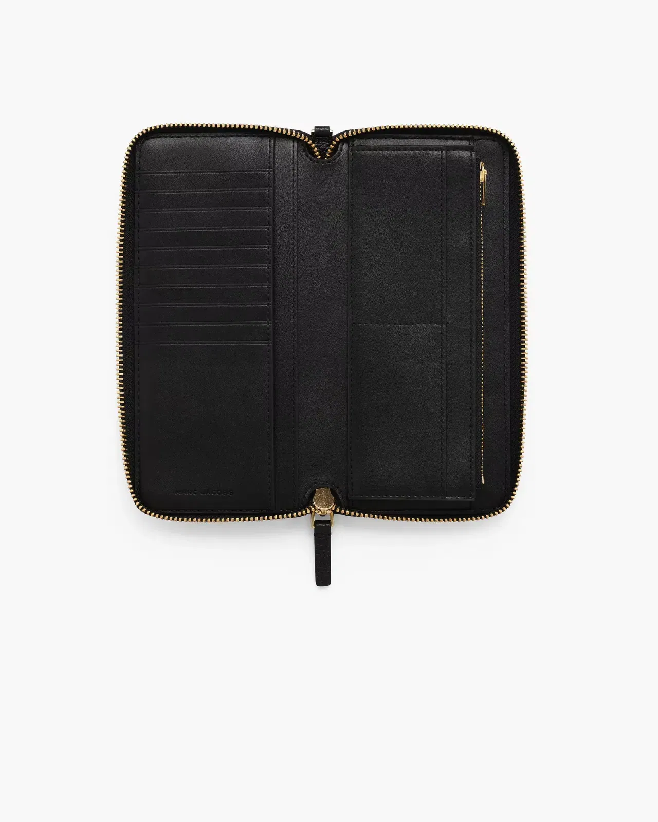 Marc Jacobs Marc Jacobs The Leather Continental Wallet Black Black
