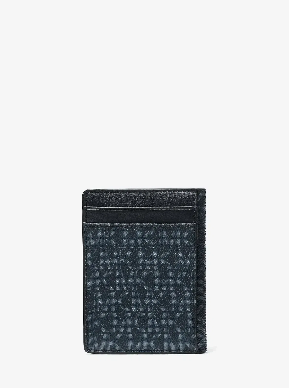 Michael Kors Cooper Signature Logo Bi-Fold Wallet Admrl-Plblue