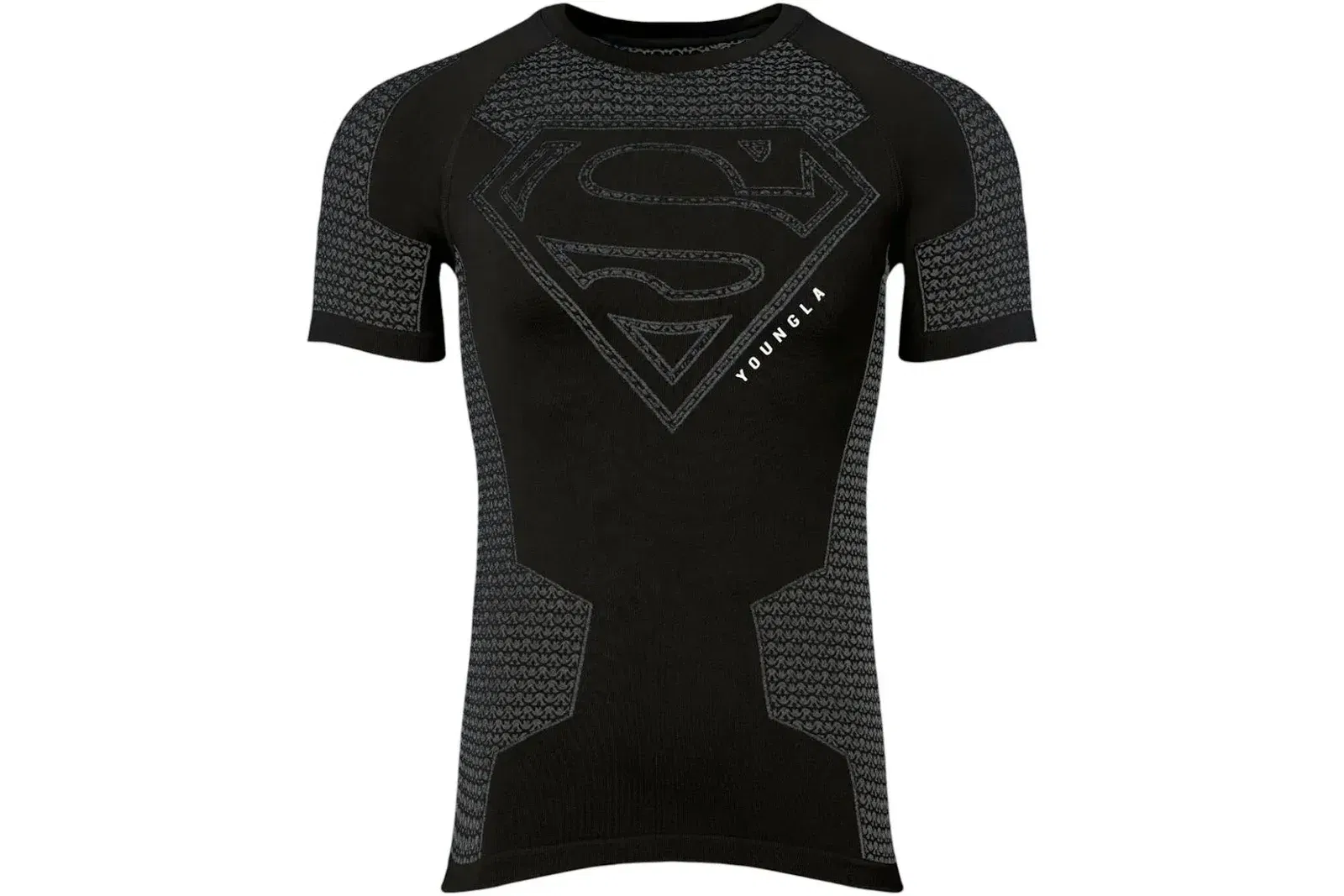 YoungLA x Superman Compression T-Shirt Black